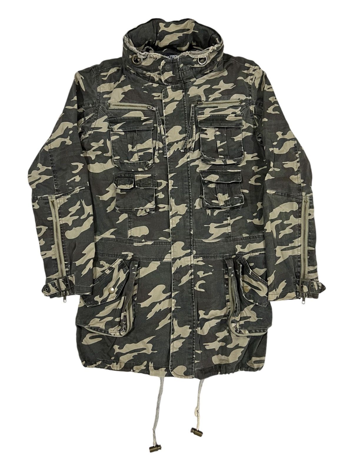 If Six Was Nine × Le Grande Bleu (L.G.B.) Y2K Fazbee 🇯🇵 Multi Pocket Tactical Parachute Bono Jacket Size US S / EU 44-46 / 1 - 1 Thumbnail