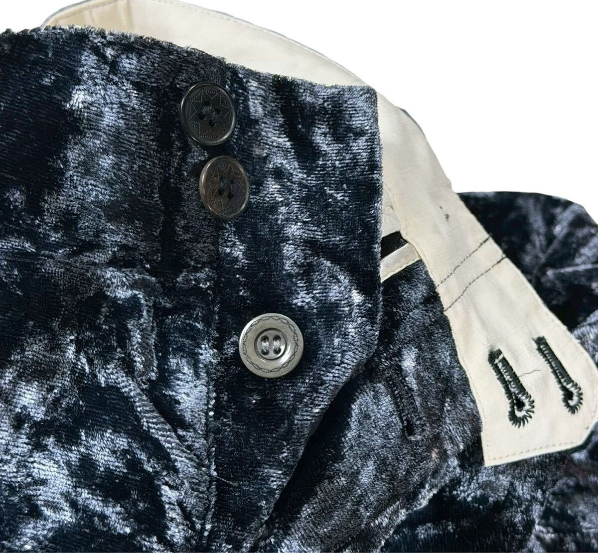 Number (N)ine SS 2009 Number Nine “l Lonesome Heros” velor pants Size US 30 / EU 46 - 3 Thumbnail