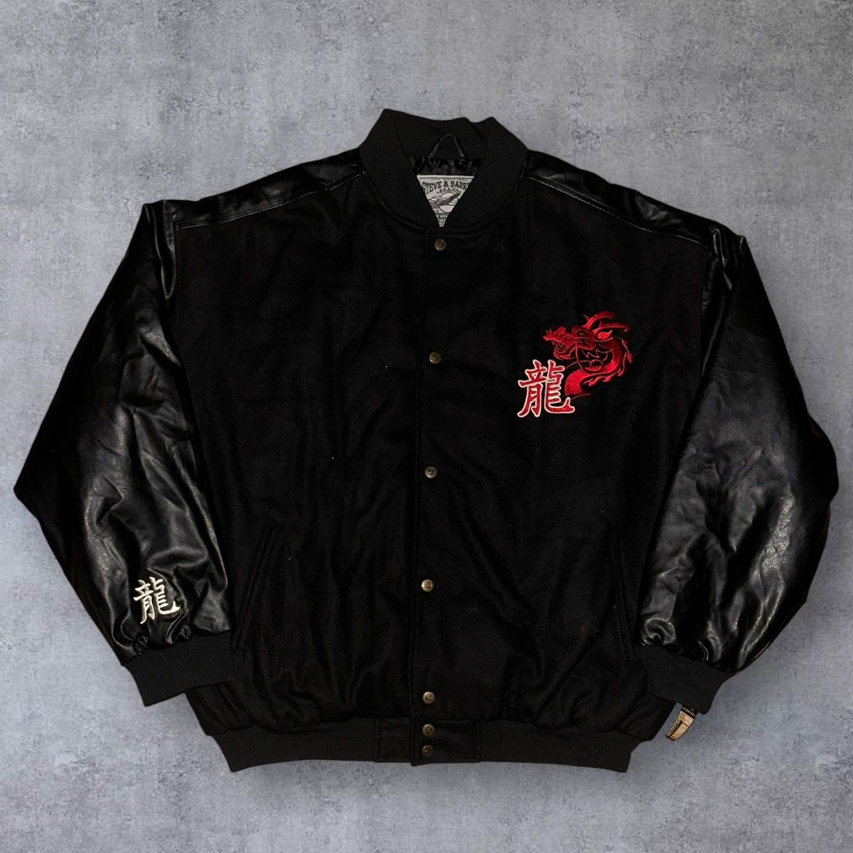 Steve And Barrys Steve and Barry’s Dragon Logo Varsity Jacket Size US XXL / EU 58 / 5 - 2 Thumbnail