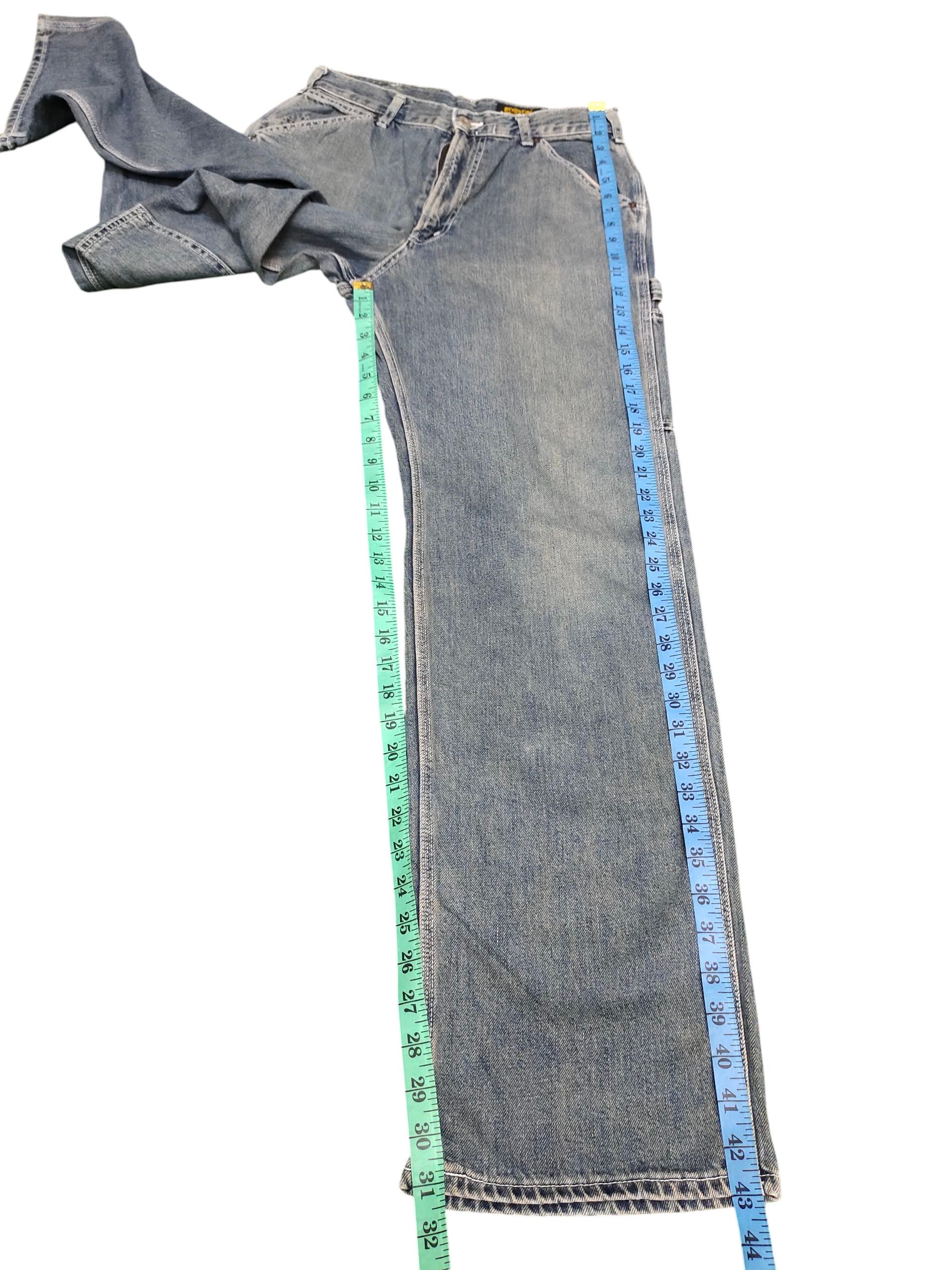 Hysteric Glamour Vintage 90s Bobson Carpenter Wide Loose Denim Pants Size US 29 - 16 Thumbnail