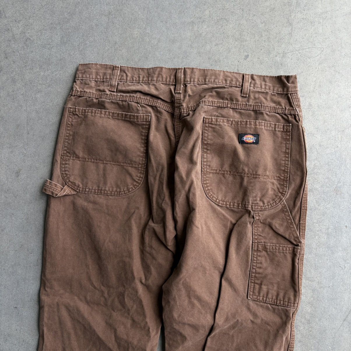 Dickies Vintage Brown Dickies Carpenter Pants Workwear 36x30 Baggy Size US 36 / EU 52 - 3 Thumbnail