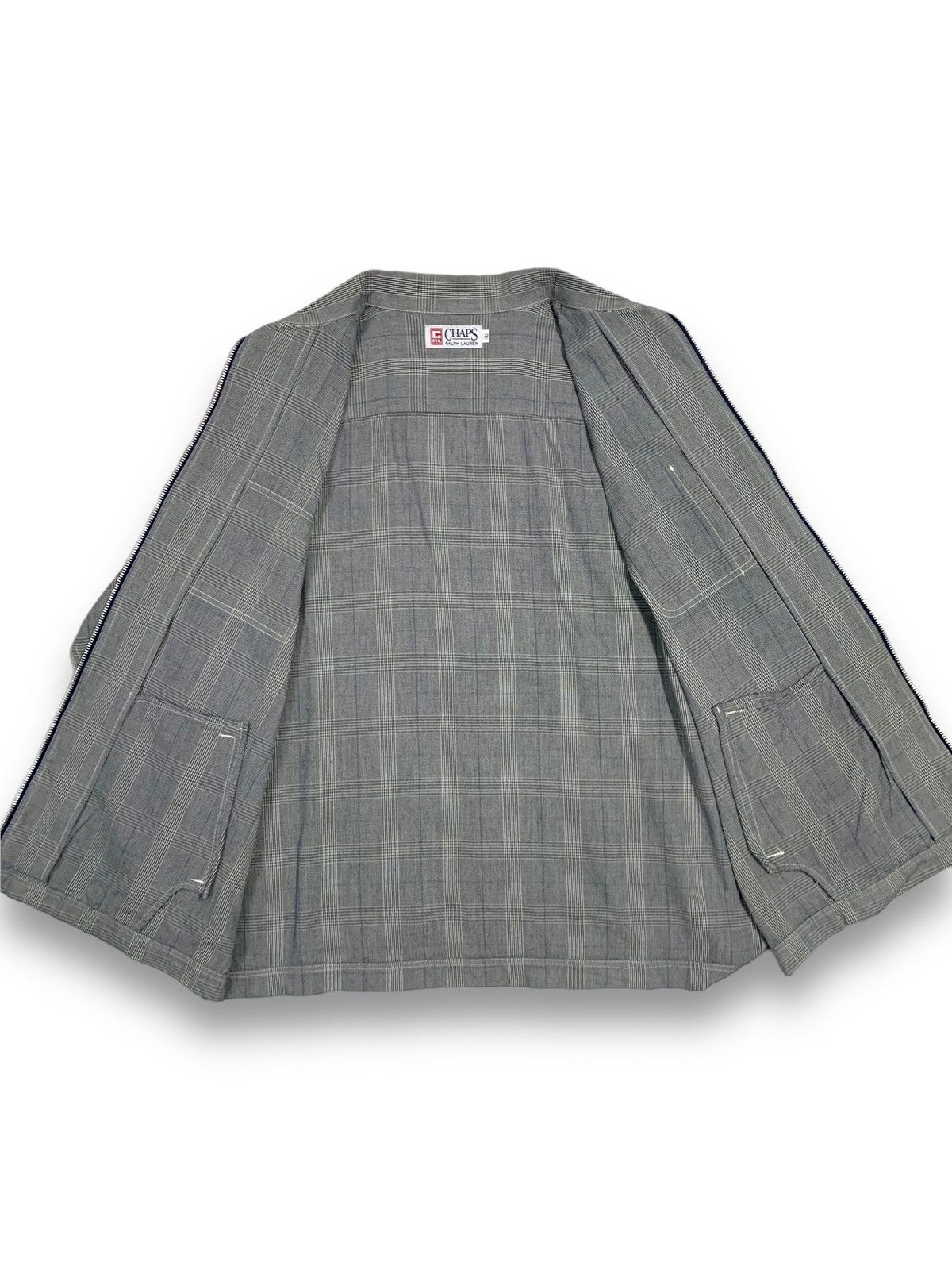 Ralph Lauren CHAPS RALPH LAUREN Plaid Tartan Full Zip Shacket/Overshirt Size US L / EU 52-54 / 3 - 3 Thumbnail