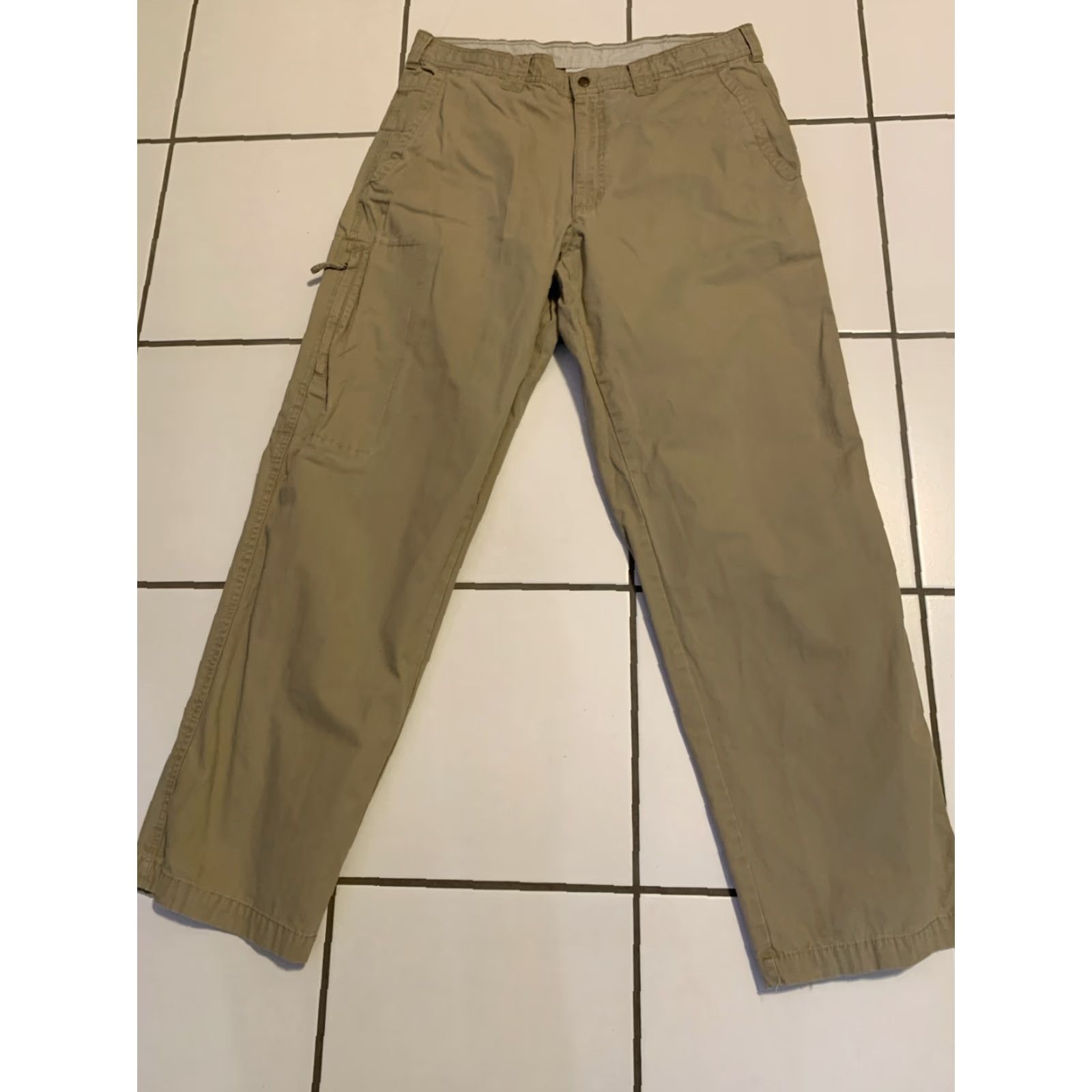 Vintage Columbia Pants Mens 36x32 Beige Hiking Cargo Size US 36 / EU 52 - 2 Thumbnail