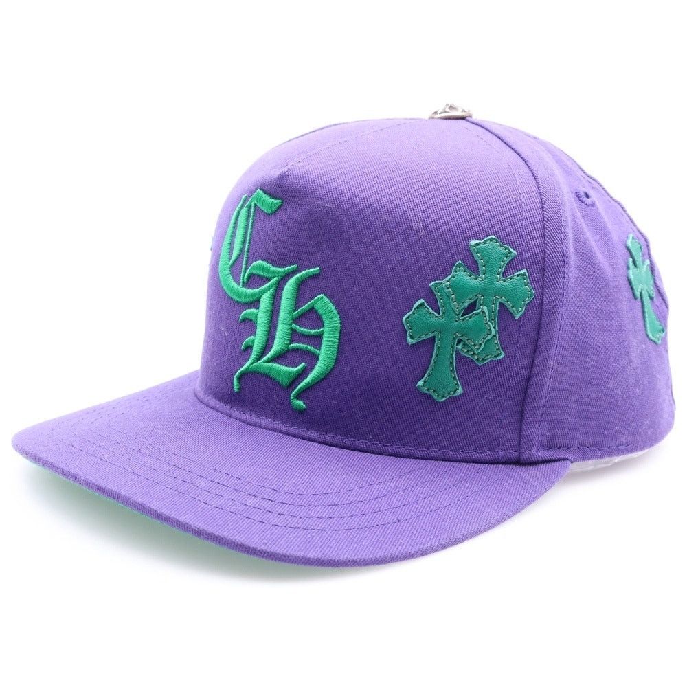 Chrome Hearts 5 Panel Cap Purple Green