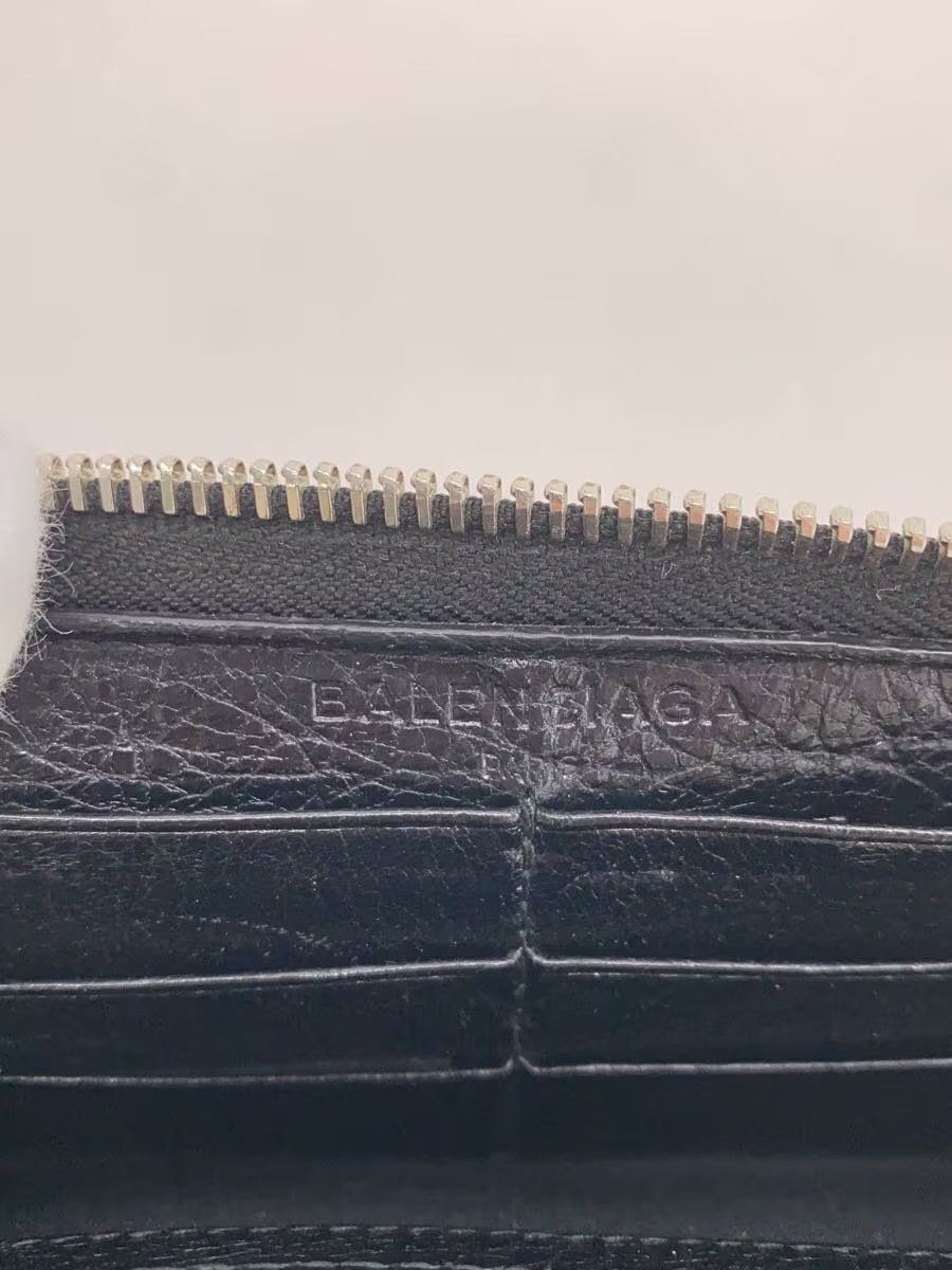 Balenciaga Balenciaga Leather Long Wallet Black Size ONE SIZE - 3 Thumbnail
