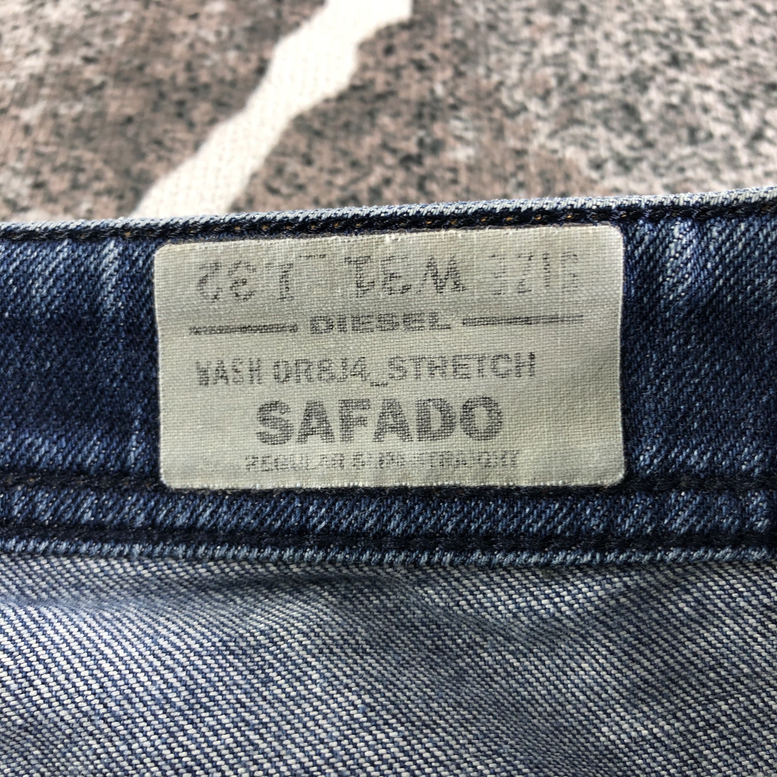 Diesel Diesel Safado Jeans Distressed Denim KJ2236 Size US 31 - 9 Thumbnail