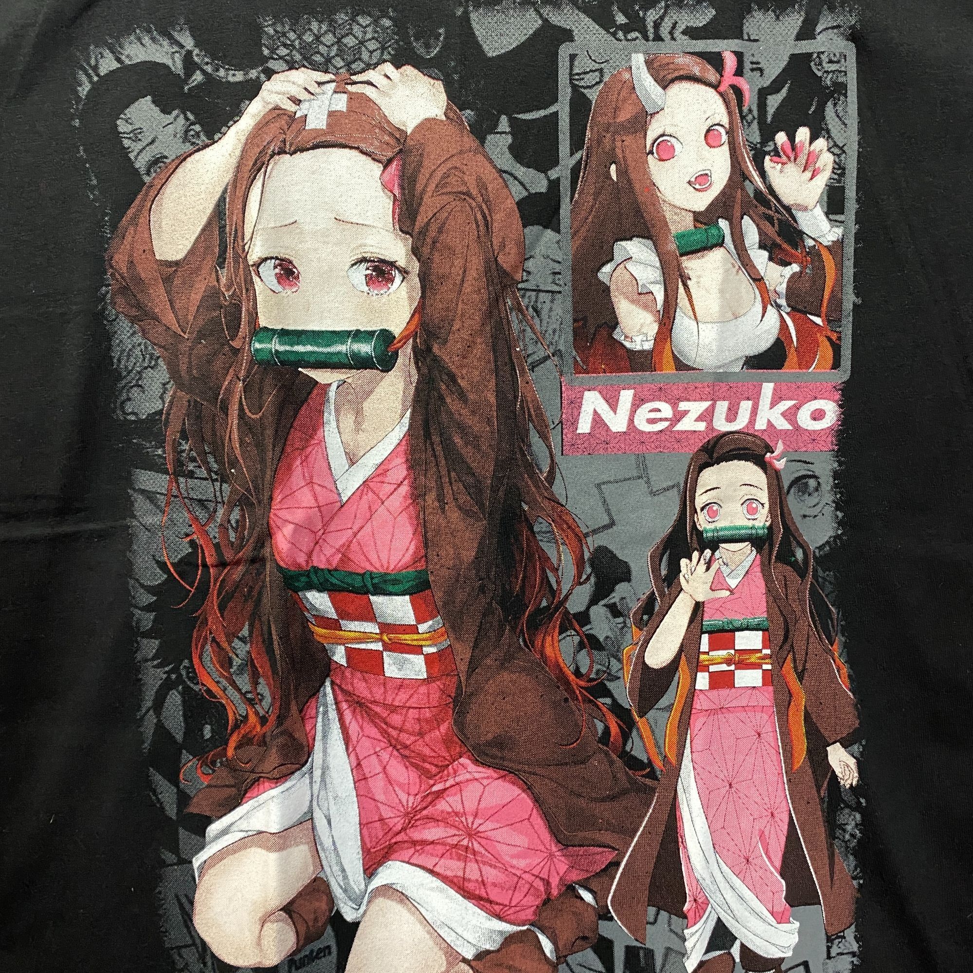Anime Demon Slayer Nezuko Kamado Anime Kawaii Graphic Design T-Shi Size US XL / EU 56 / 4 - 3 Thumbnail