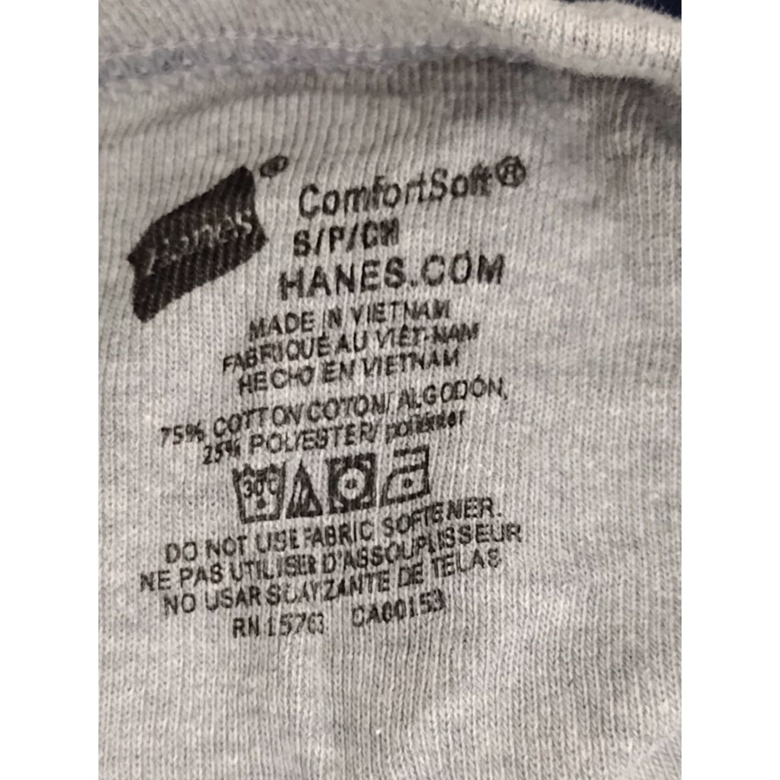 Hanes Hanes Mens Underwear 3-Pack Boxer Shorts Solid Blue/Grey Size S Shirt Mens Underwear 3-Pack Boxer Shorts Blue Grey S Tagless Size US 29 - 5 Thumbnail