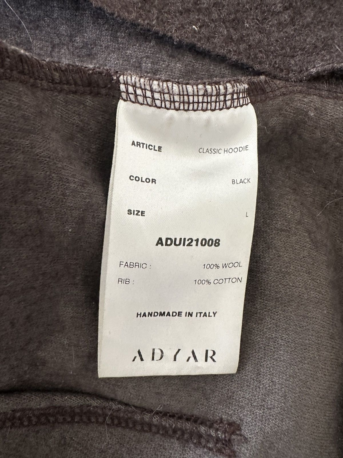 Other ADYAR brown wool double zip hoodie Size US L / EU 52-54 / 3 - 4 Thumbnail