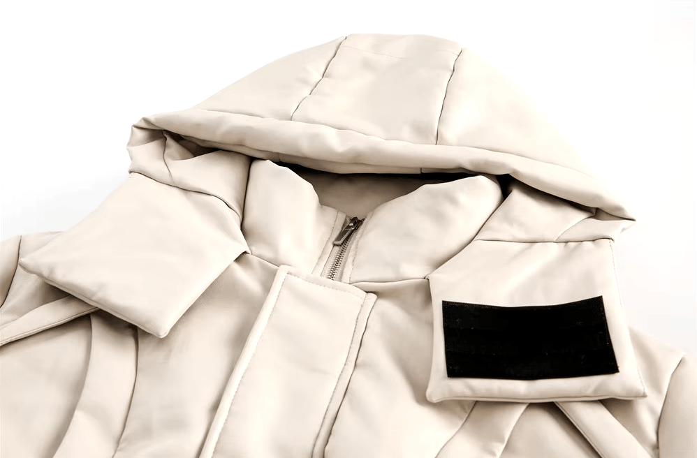 Japanese Brand × Vintage "Evenland-L" Leather Padded Jacket Size US L / EU 52-54 / 3 - 3 Thumbnail