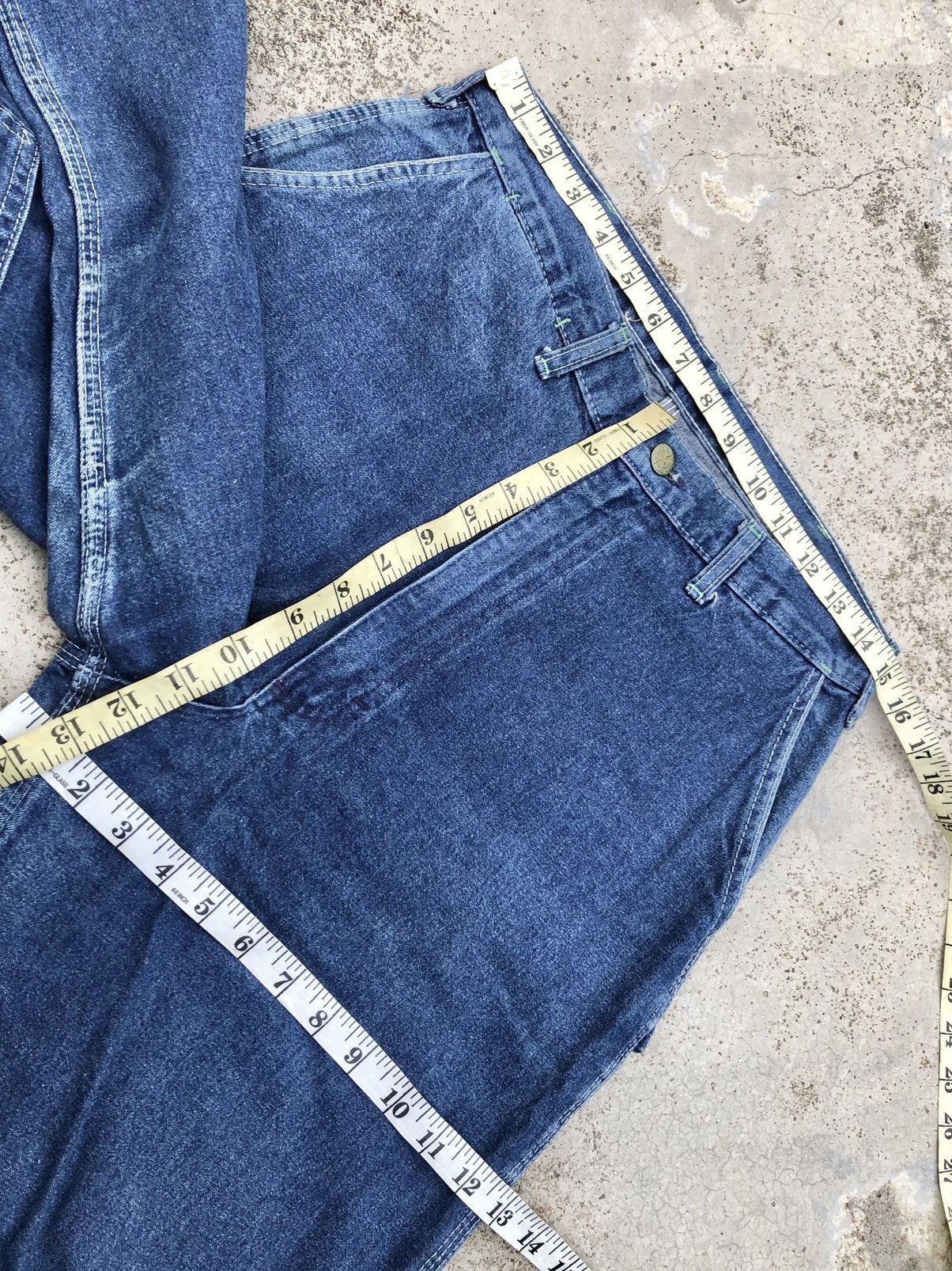 Oshkosh BAGGY WIDE LEG VINTAGE OSHKOSH CARPENTER DENIM Size US 30 / EU 46 - 10 Thumbnail