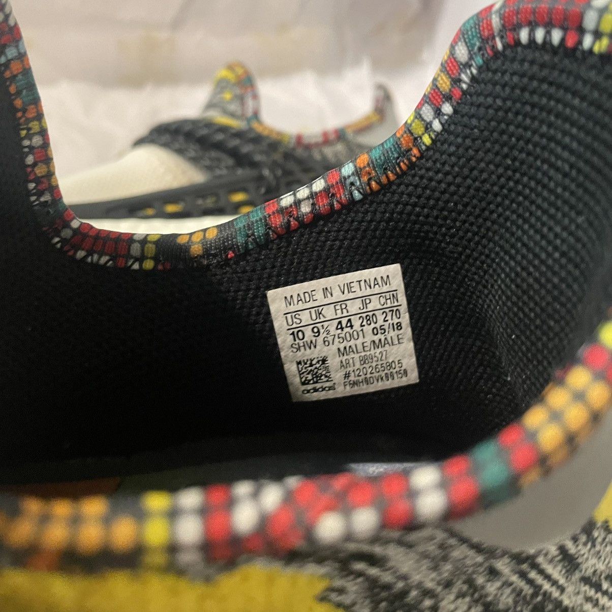 Adidas × Pharrell adidas NMD Hu Pharrell Solar Pack Red Size US 10 / EU 43 - 13 Thumbnail