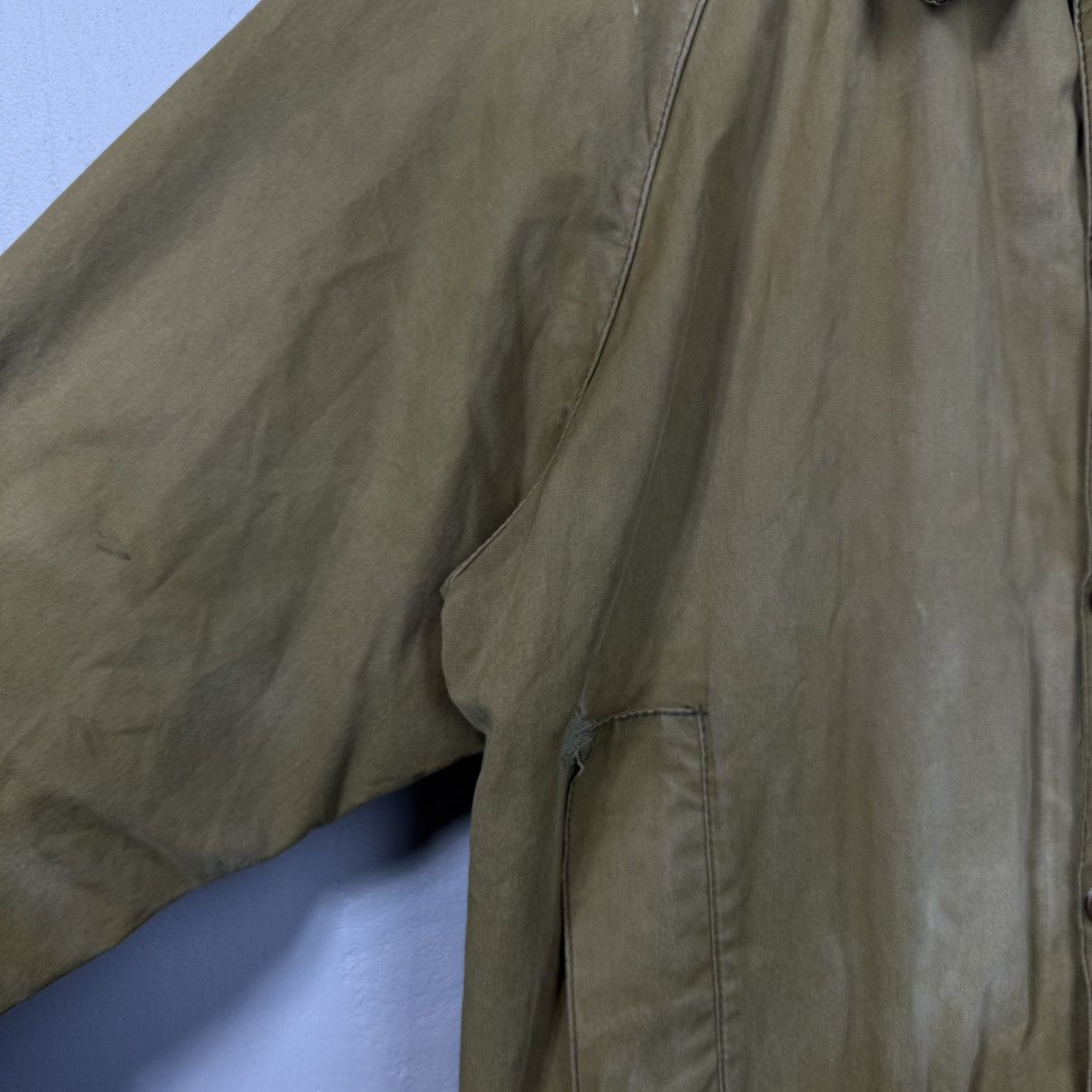 Barbour Vintage Barbour Waxed Trench Coat Jacket Size US L / EU 52-54 / 3 - 10 Thumbnail
