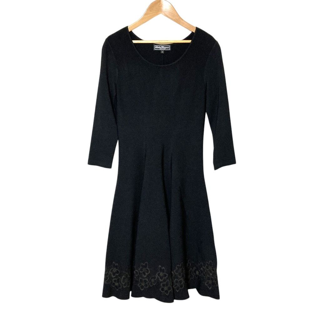 Salvatore Ferragamo Salvatore Ferragamo Salvatore Ferragamo flower hem dress Textile Dresses DUTY FREE for USA Size ONE SIZE - 1 Thumbnail