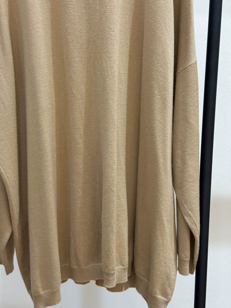 Loewe Loewe Camel polo collar knit sweater Size M / US 6-8 / IT 42-44 - 7 Thumbnail