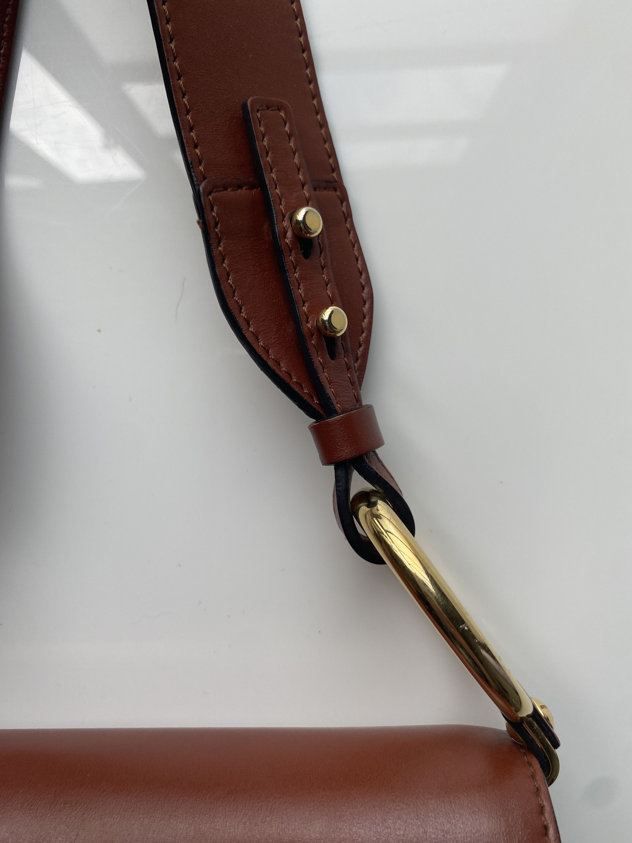 Chloe CHLOÉ C Mini Brown Leather Cross Body Bag Used Size ONE SIZE - 7 Thumbnail