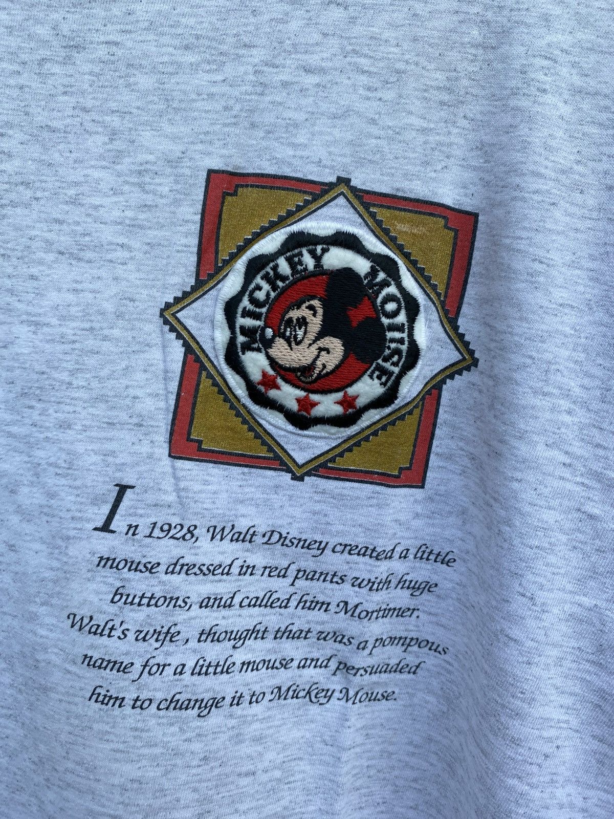 Mickey Mouse × Vintage Vintage 90s Mickey Mouse Size US XL / EU 56 / 4 - 9 Thumbnail