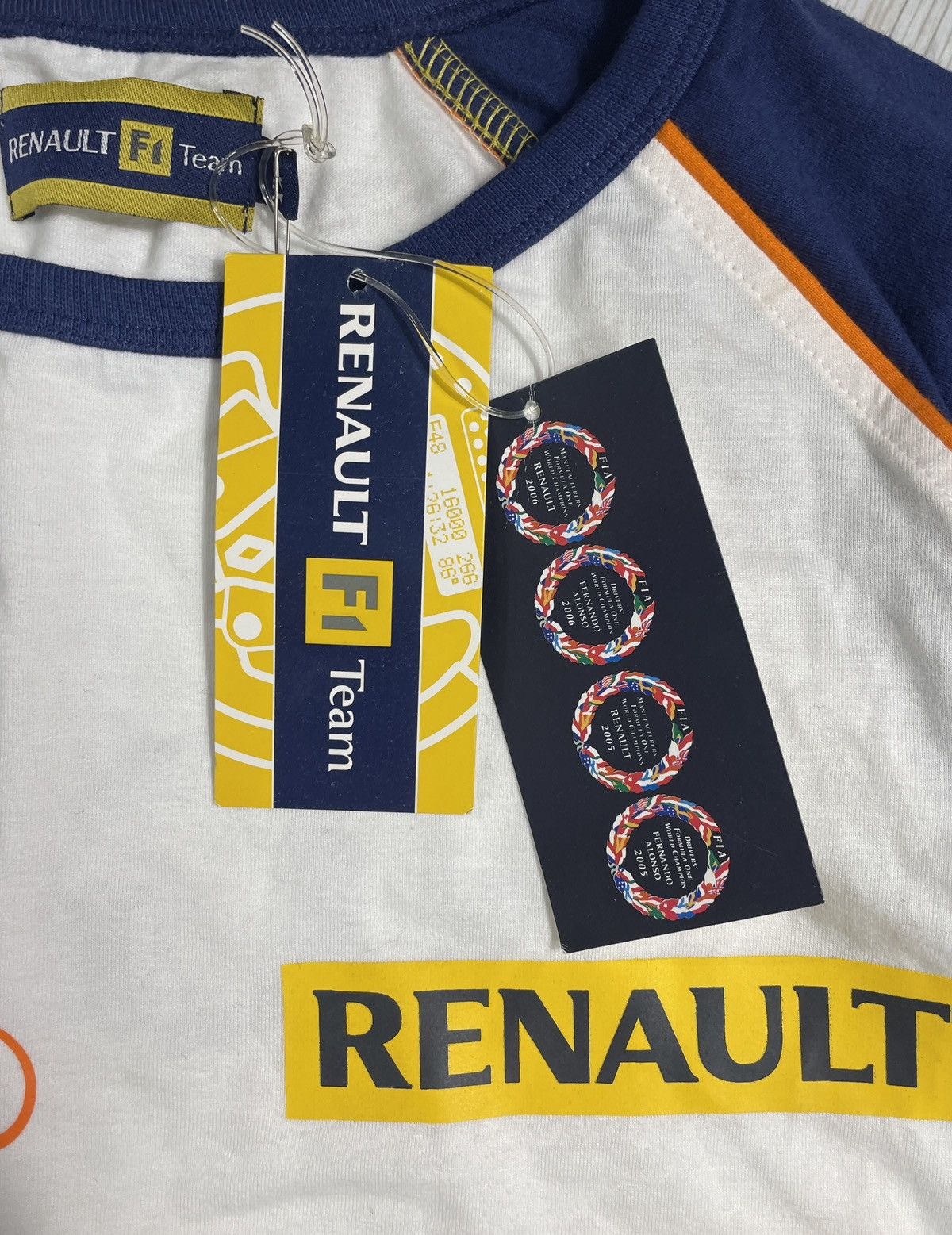 Other Vintage Renault F1 Racing Sponsors T-Shirt New With Tags Size US XXL / EU 58 / 5 - 6 Thumbnail