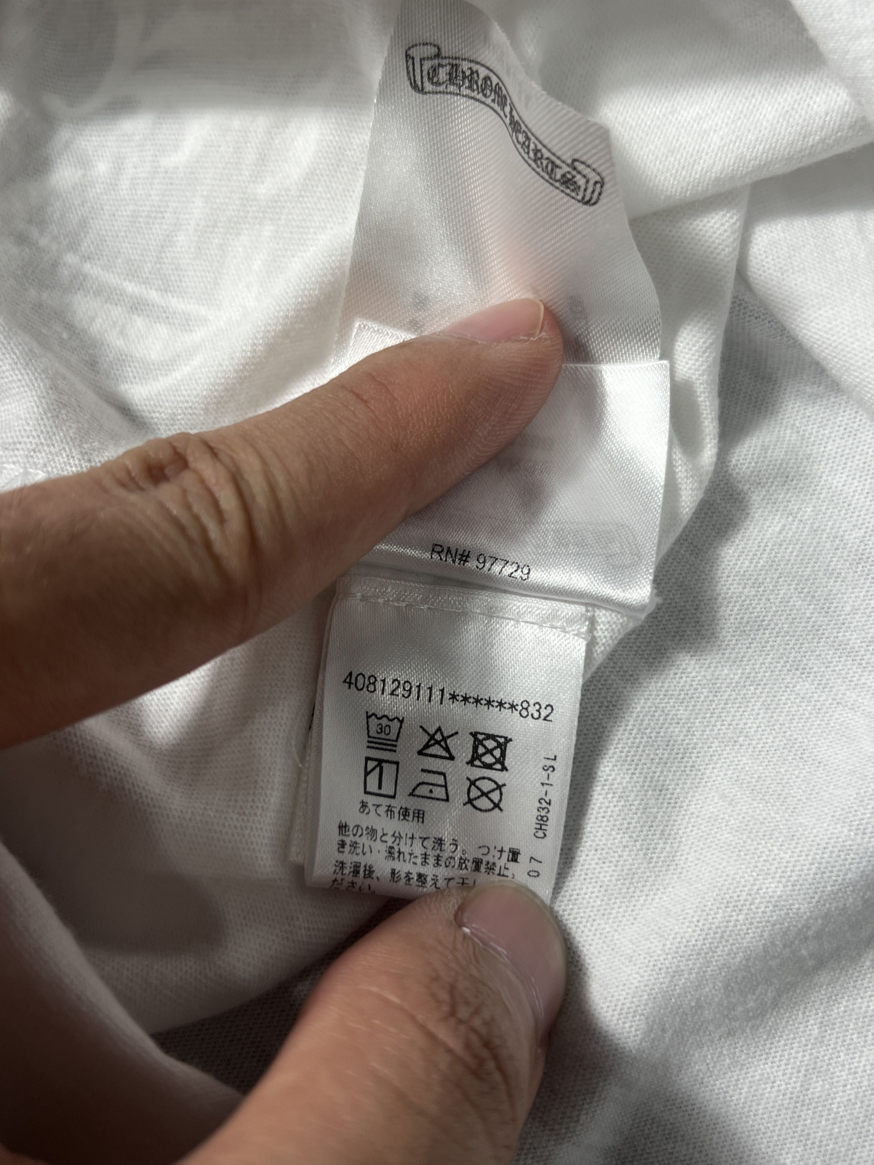 Chrome Hearts Chrome Hearts Osaka Pocket Tee White Size XXL Size US XXL / EU 58 / 5 - 6 Thumbnail