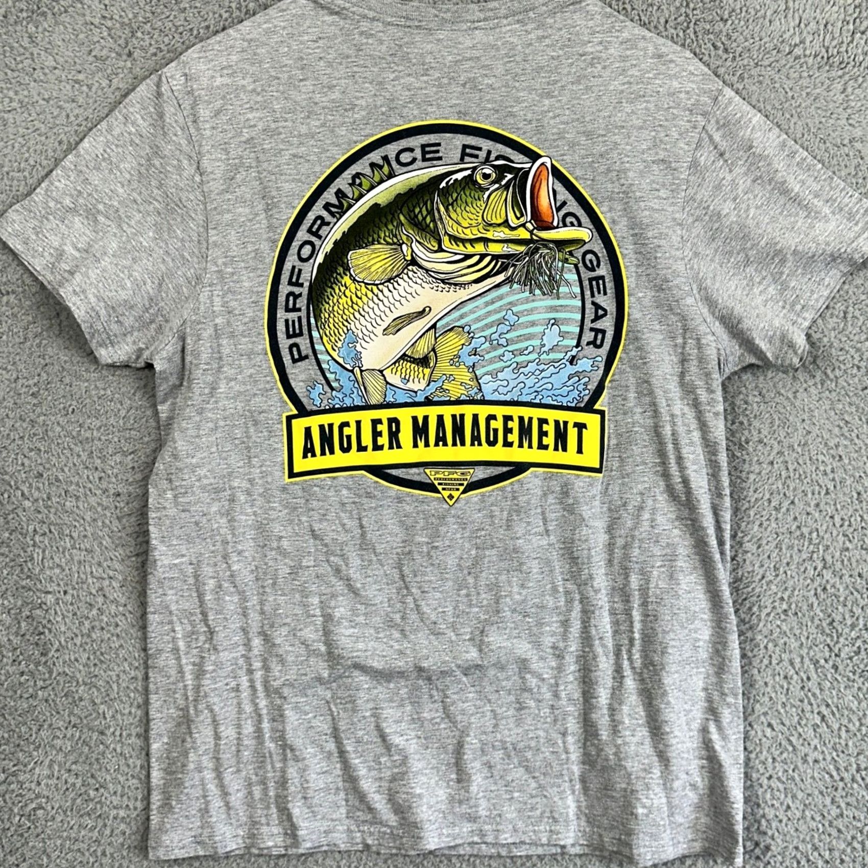 Vintage Columbia PFG T-Shirt Mens Medium Gray Graphic Short Sleeve Casual Crew Neck Tee Size US M / EU 48-50 / 2 - 3 Thumbnail