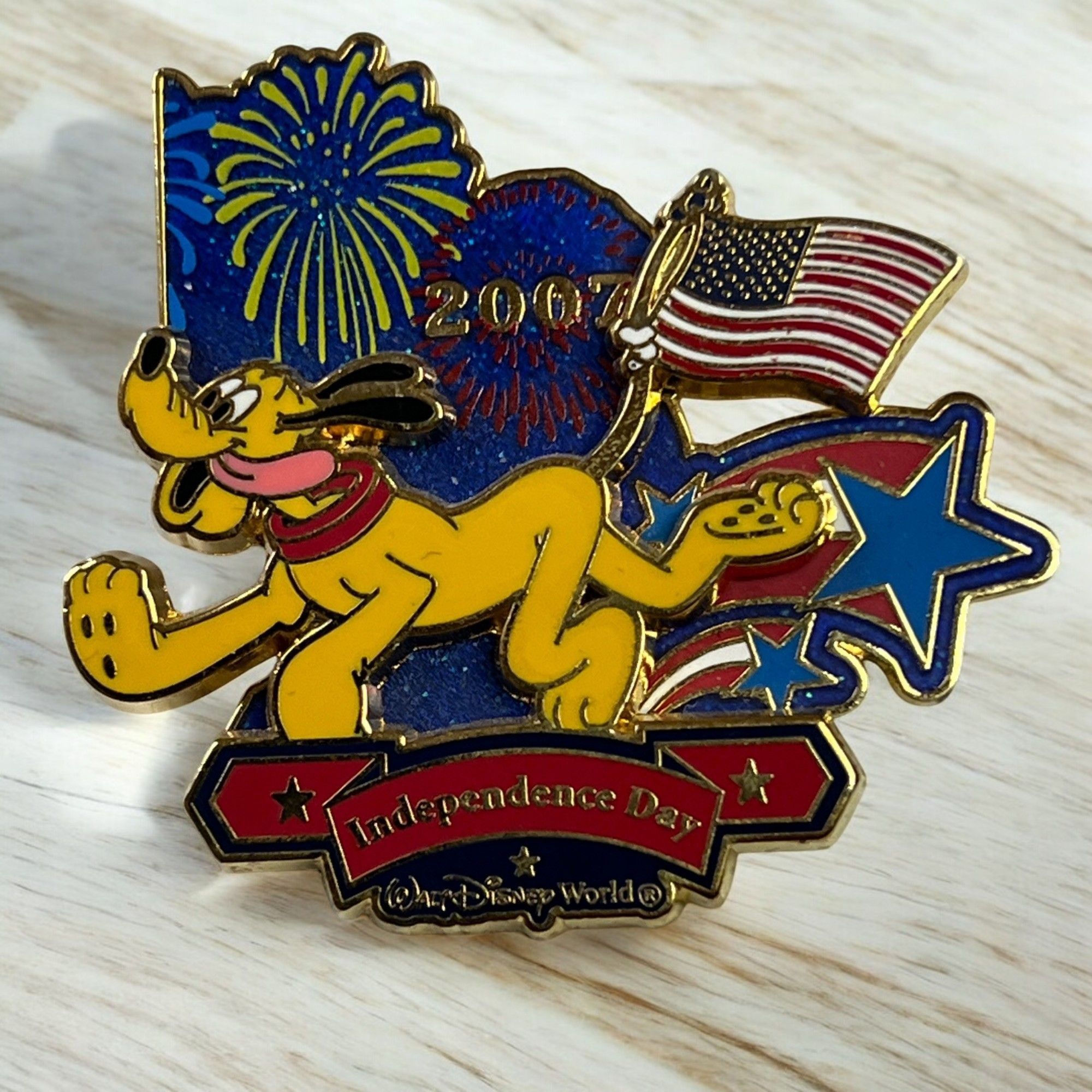 Disney Disney - Pluto - July 4th Limited Edition Collectible Pin Size ONE SIZE - 1 Thumbnail