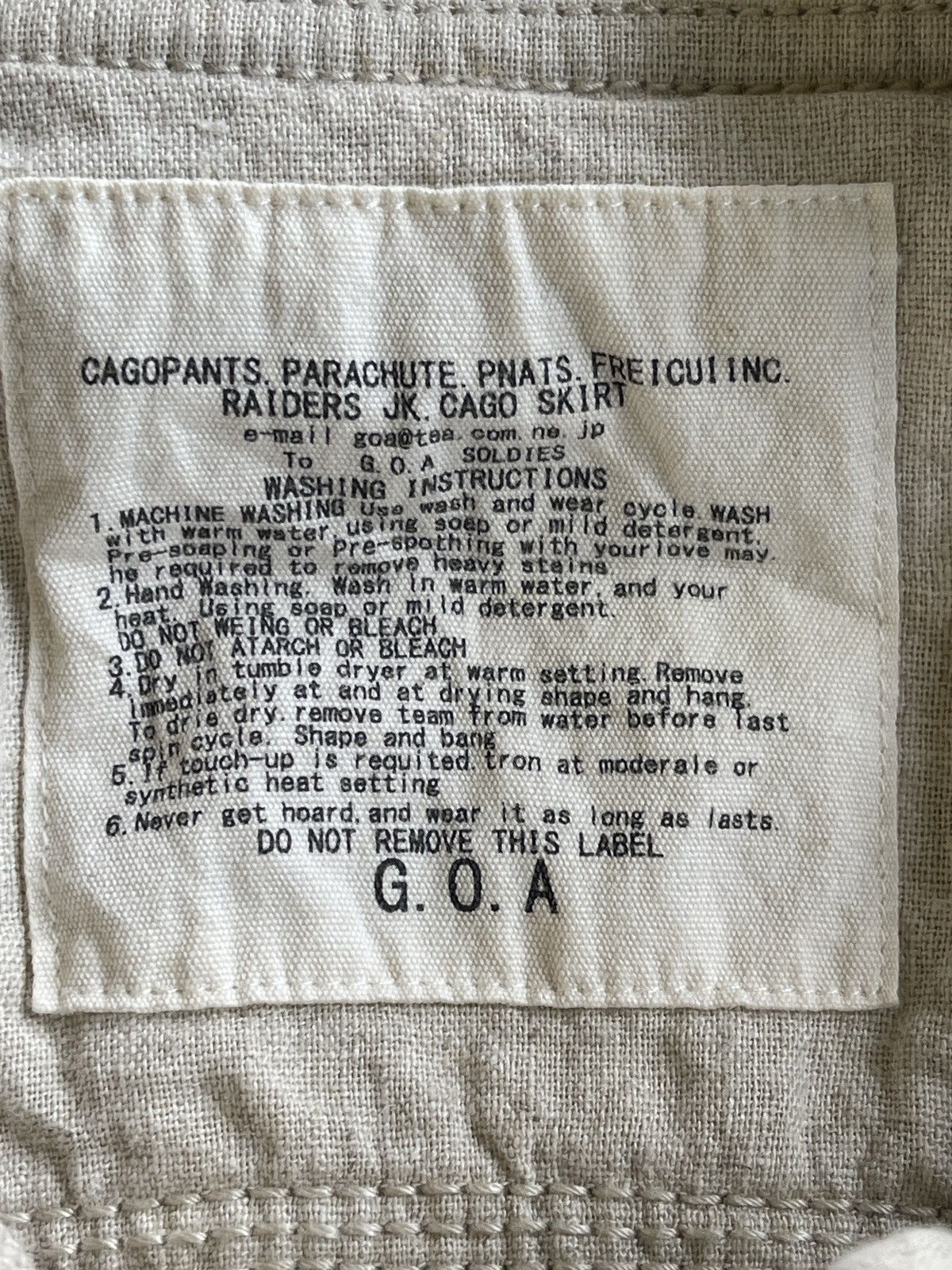 GOA G.O.A Parachute Bono Cyber Punk Packable Hoodies Size US S / EU 44-46 / 1 - 7 Thumbnail