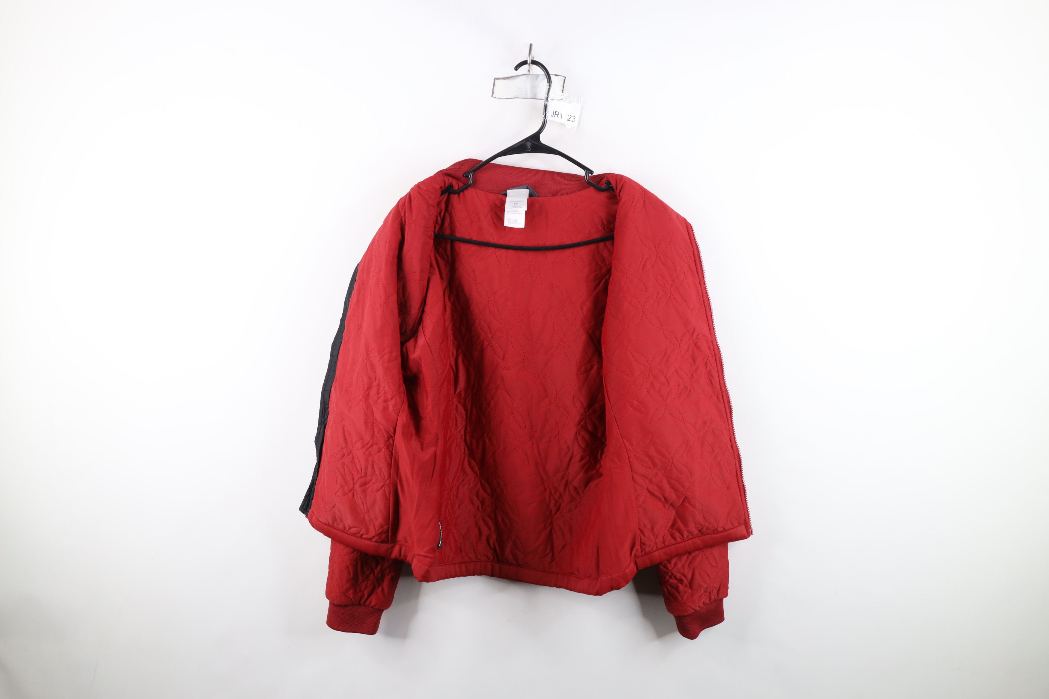 The North Face Vintage The North Face Flower Quilted Bomber Jacket Red Size L / US 10 / IT 46 - 11 Thumbnail
