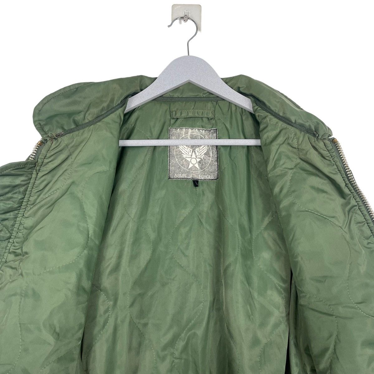 Other 💥90s ARMY PARACHUTE AIR FORCE RIOT BOMBER JACKET Size US L / EU 52-54 / 3 - 11 Thumbnail