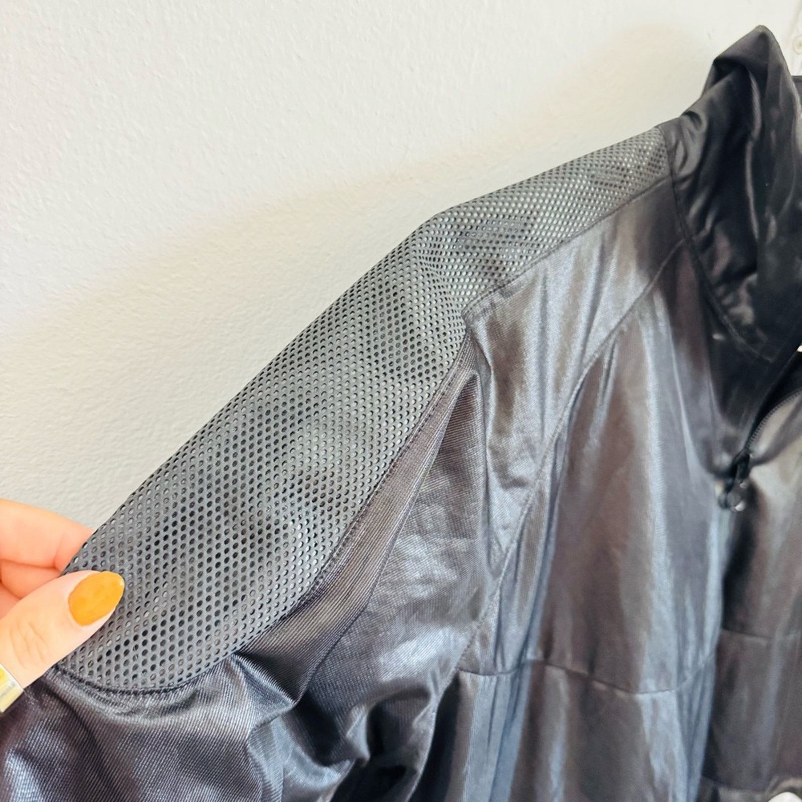 Champion CHAMPION Luxe Black Half Zip Pocket Windbreaker Track Jacket Size US S / EU 44-46 / 1 - 12 Thumbnail