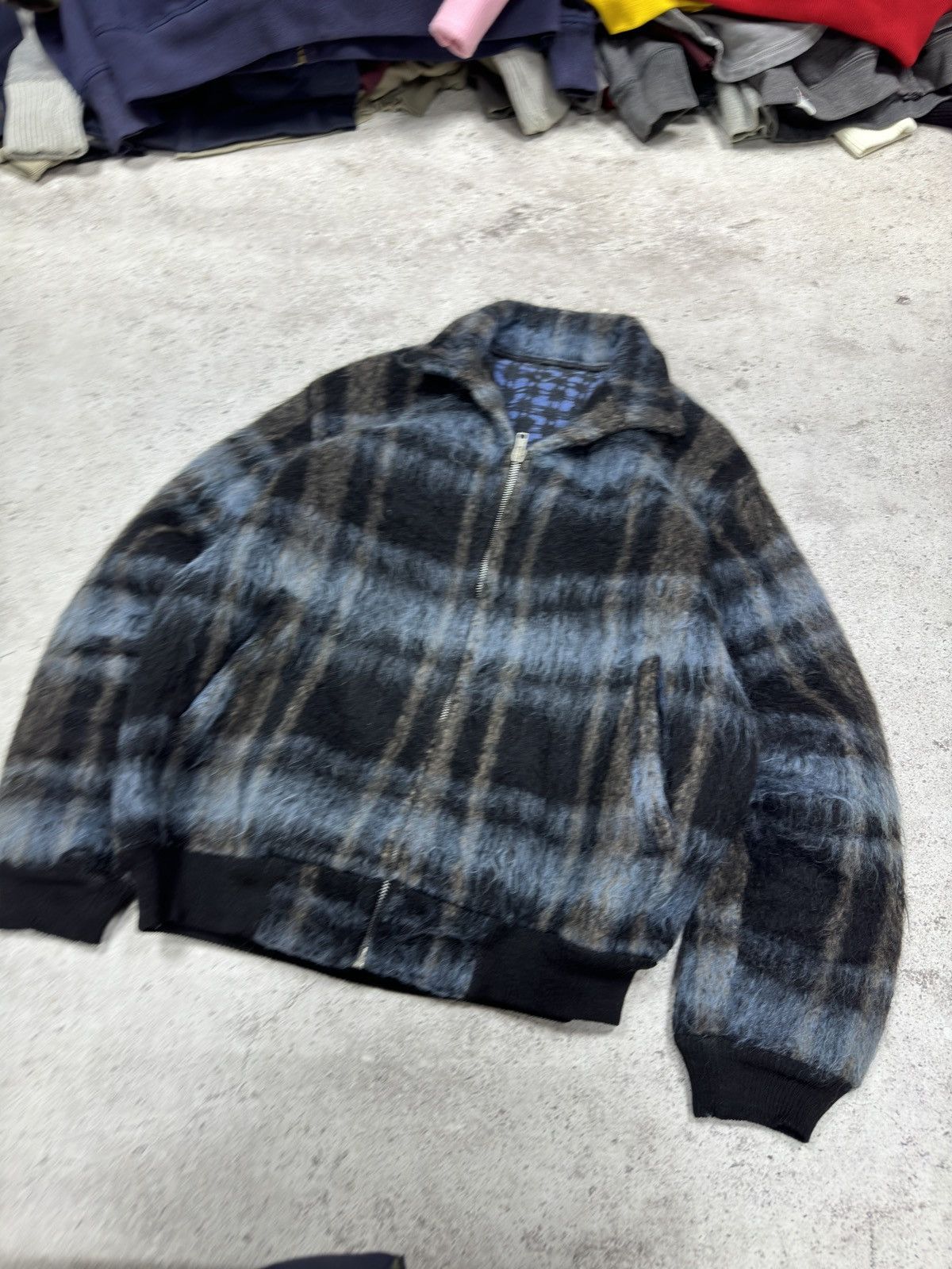 Vintage Vintage 80s Mohair American Style Work Jacket Size US L / EU 52-54 / 3 - 2 Thumbnail