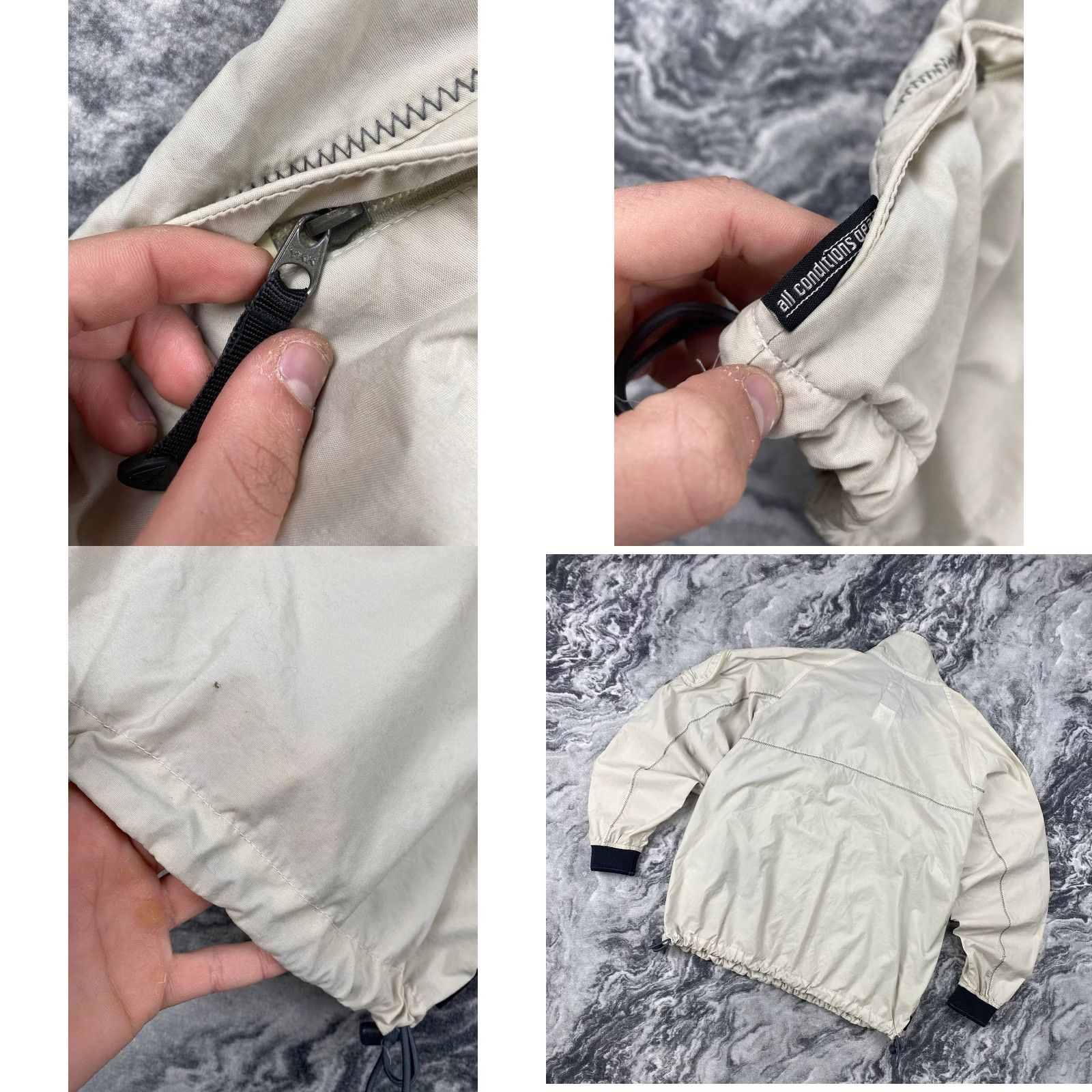 Nike ACG VINTAGE Nike ACG Asymmetric Kayak Anorak Jacket Men S Beige Size US S / EU 44-46 / 1 - 10 Thumbnail