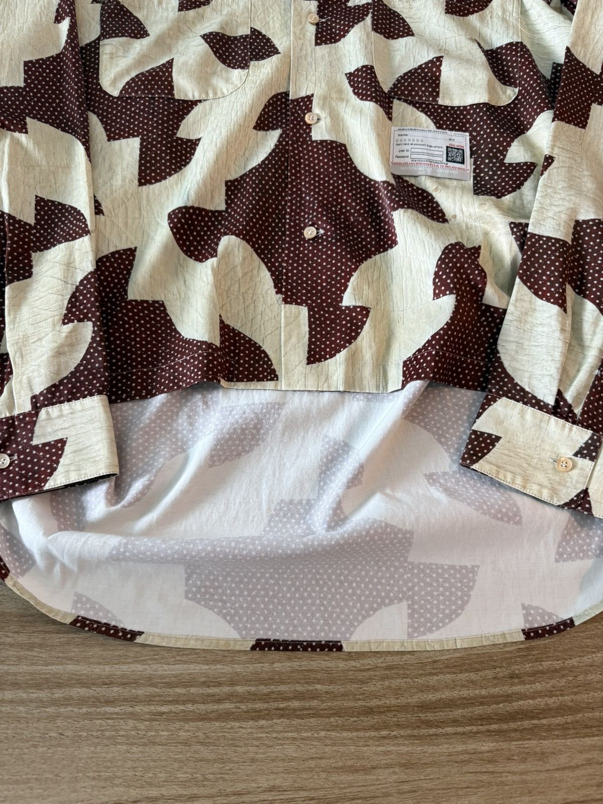 Maison MIHARA YASUHIRO Maison Mihara Yasuhiro Drunker's Path Shirt 'Red' Size US XXS / EU 40 - 5 Thumbnail