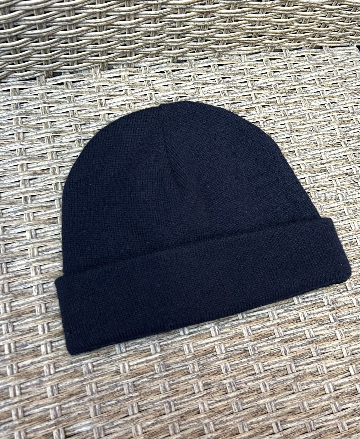 AMI AMI Paris Dark Navy Wool Beanie Hat OS Made In Portugal Size ONE SIZE - 3 Thumbnail