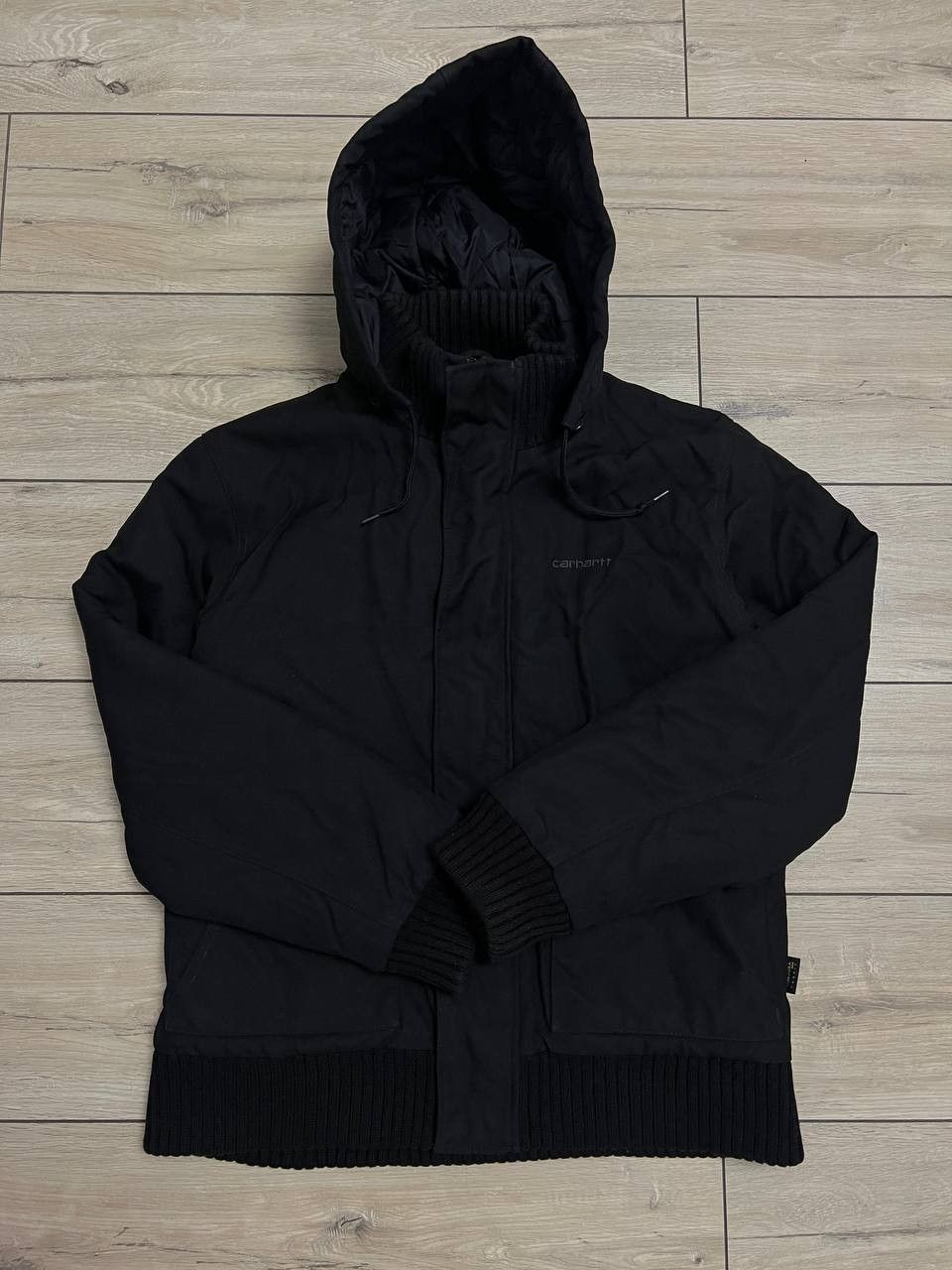 Carhartt Men's Carhartt Ranger Cordura heavy black hooded jacket sz L Size US L / EU 52-54 / 3 - 1 Thumbnail