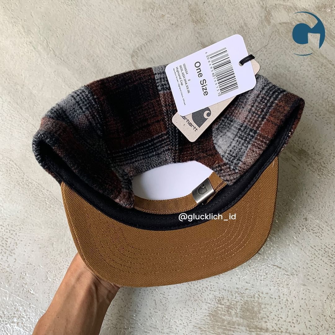 Carhartt Wip Carhartt WIP, Highland Cap in Hamilton Brown Size ONE SIZE - 3 Thumbnail