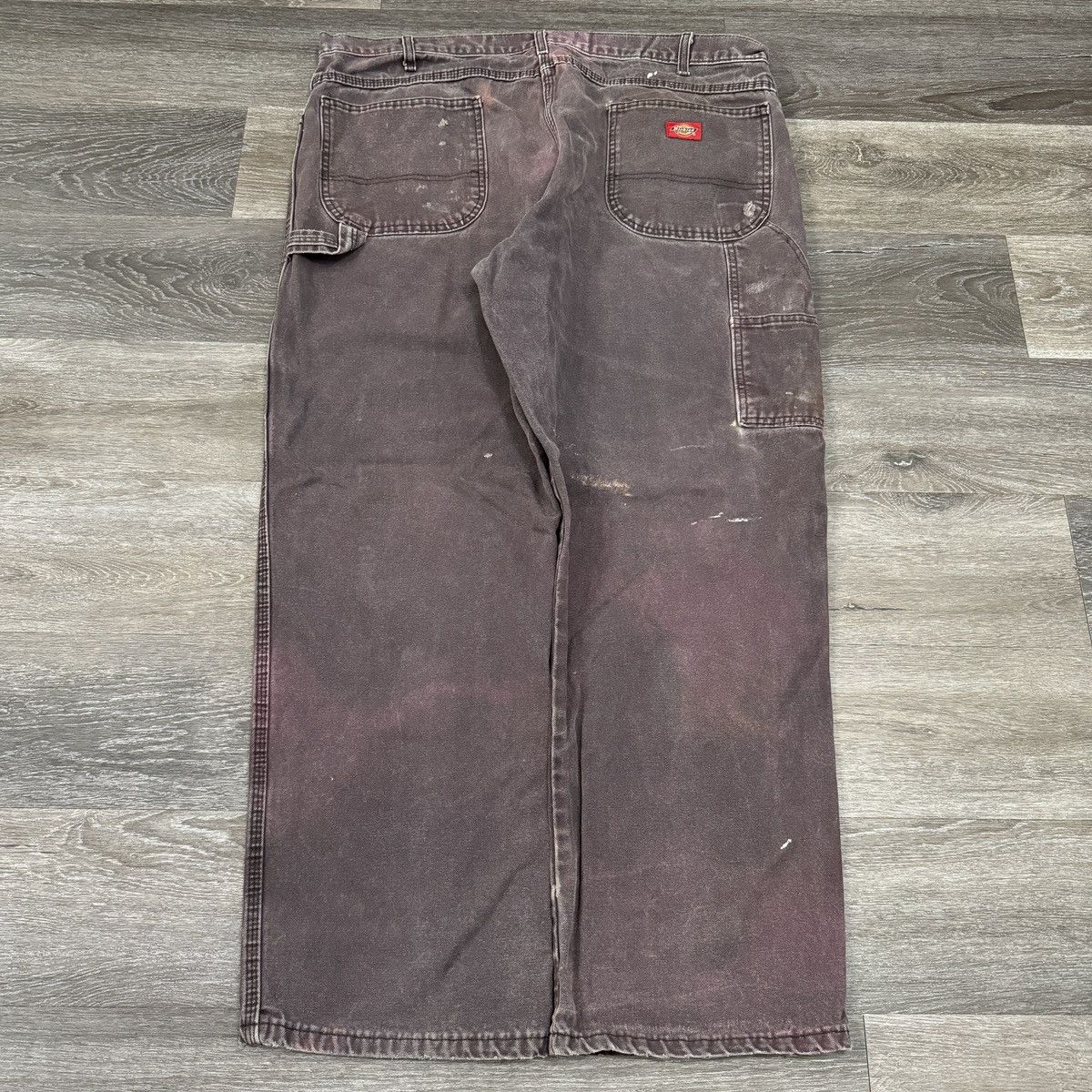 Dickies × StraightFaded × Vintage Crazy Vintage y2k Dickies Faded brown wide leg carpenter pan Size US 40 / EU 56 - 1 Thumbnail
