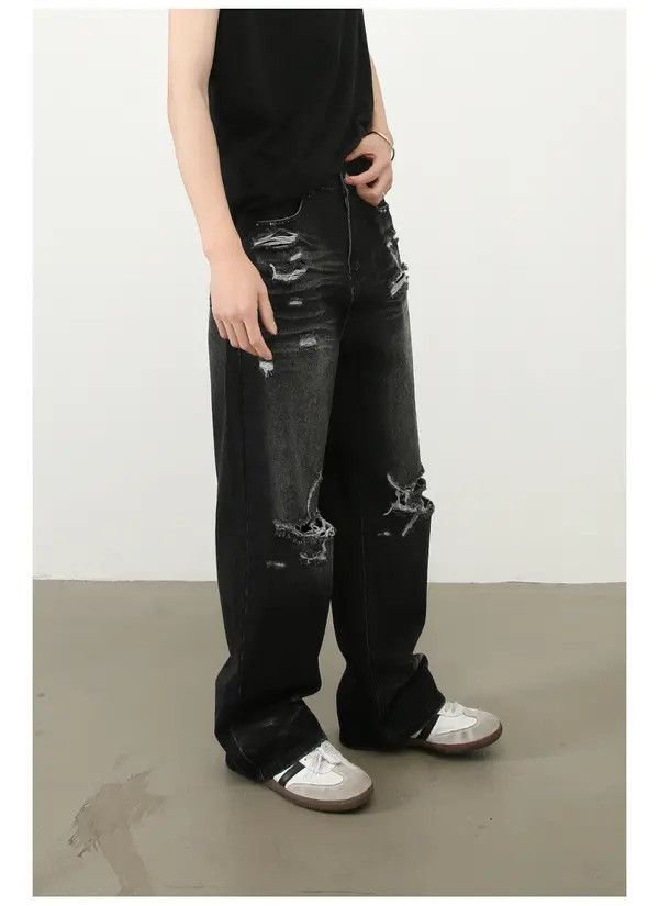 VIBE American retro high street washed ripped jeans Size US 32 / EU 48 - 4 Thumbnail