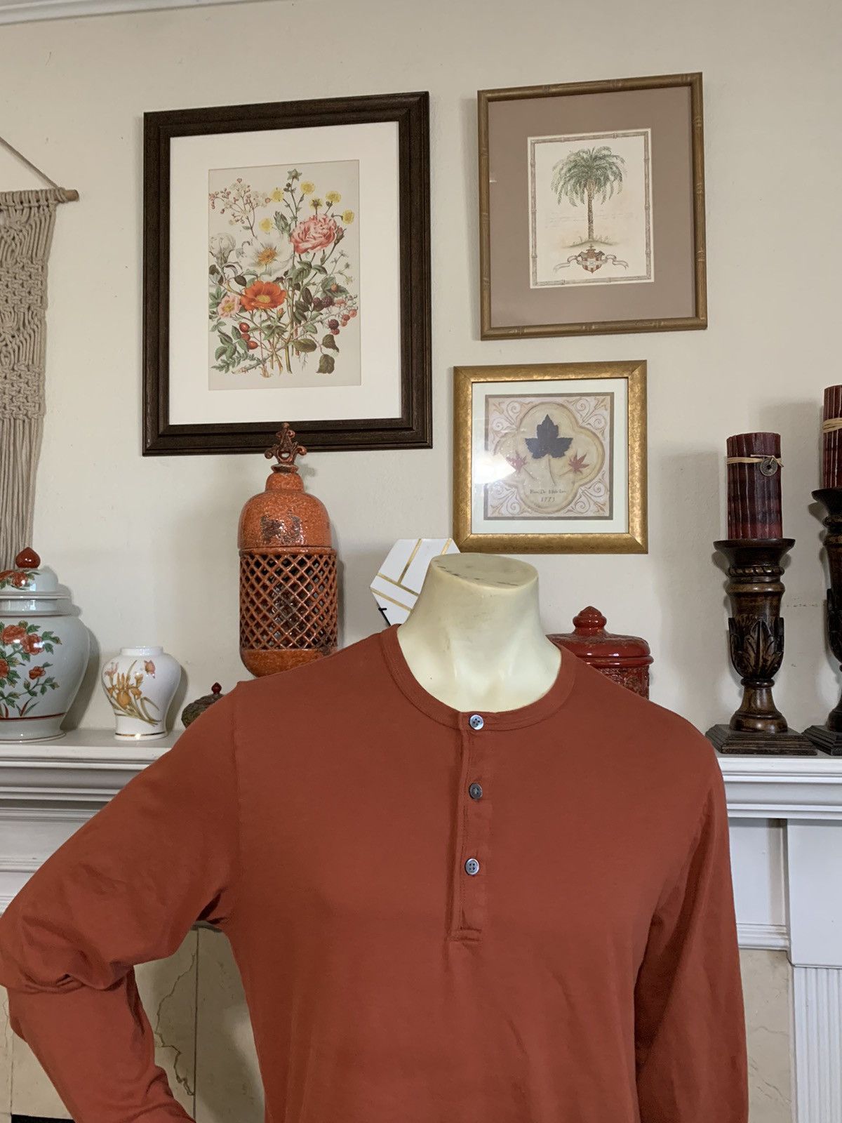 Todd Snyder Premium Jersey LS Henley Size US L / EU 52-54 / 3 - 4 Thumbnail
