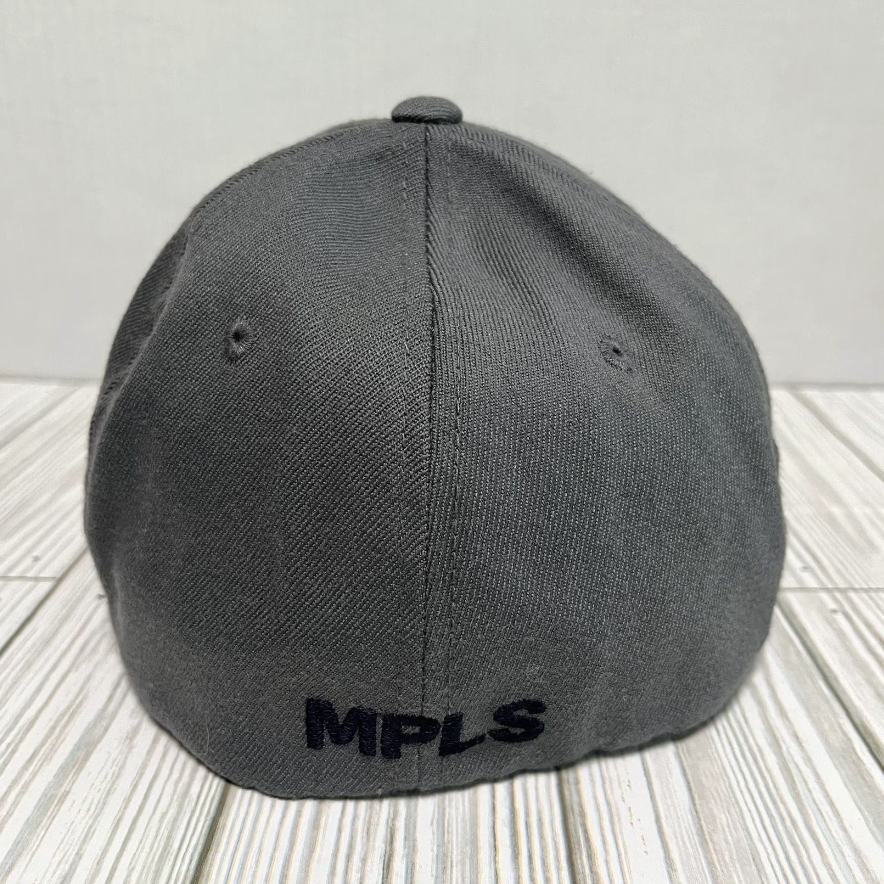 Port Authority Sebastian Joes Ice Cream Shop Hat Cap Minneapolis Minnesota Size Large XL Gray Port Authority Baseball Cap Men Casual Knit Cotton L Size ONE SIZE - 5 Thumbnail