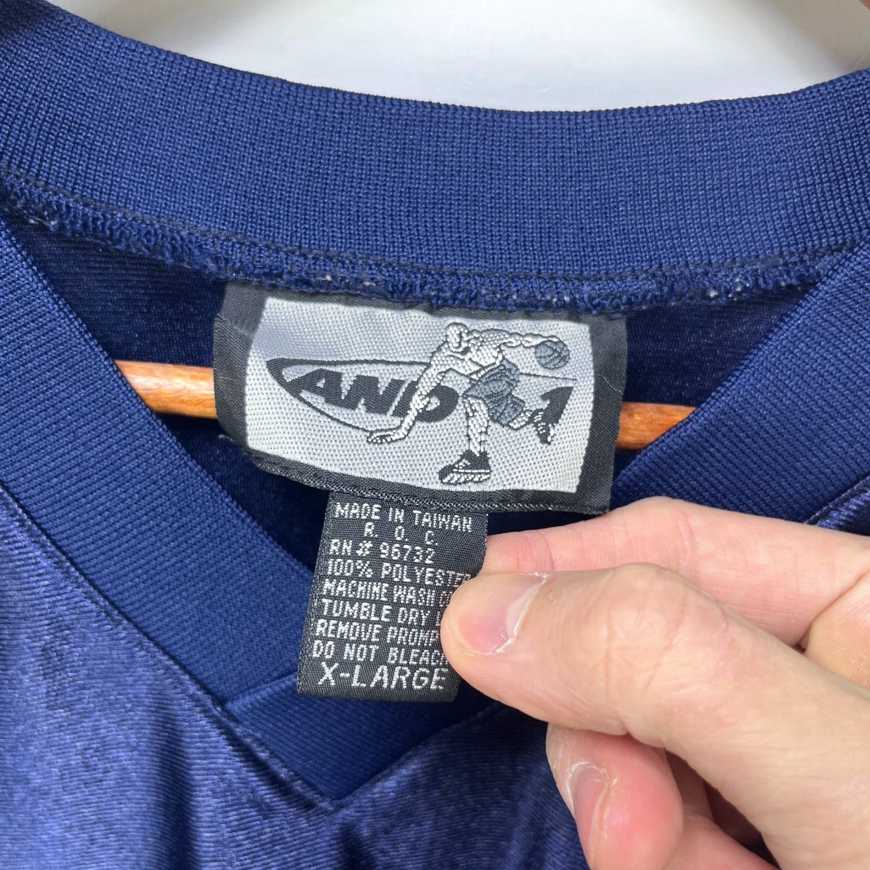 Vintage VINTAGE AND1 Basketball Jersey Shirt Blue XL Size US XL / EU 56 / 4 - 4 Thumbnail