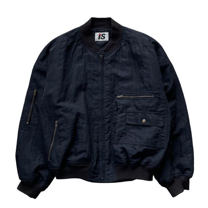 Issey Miyake ISSEY MIYAKE I.S. Sport Bomber Jacket Size US M / EU 48-50 / 2 - 2 Thumbnail