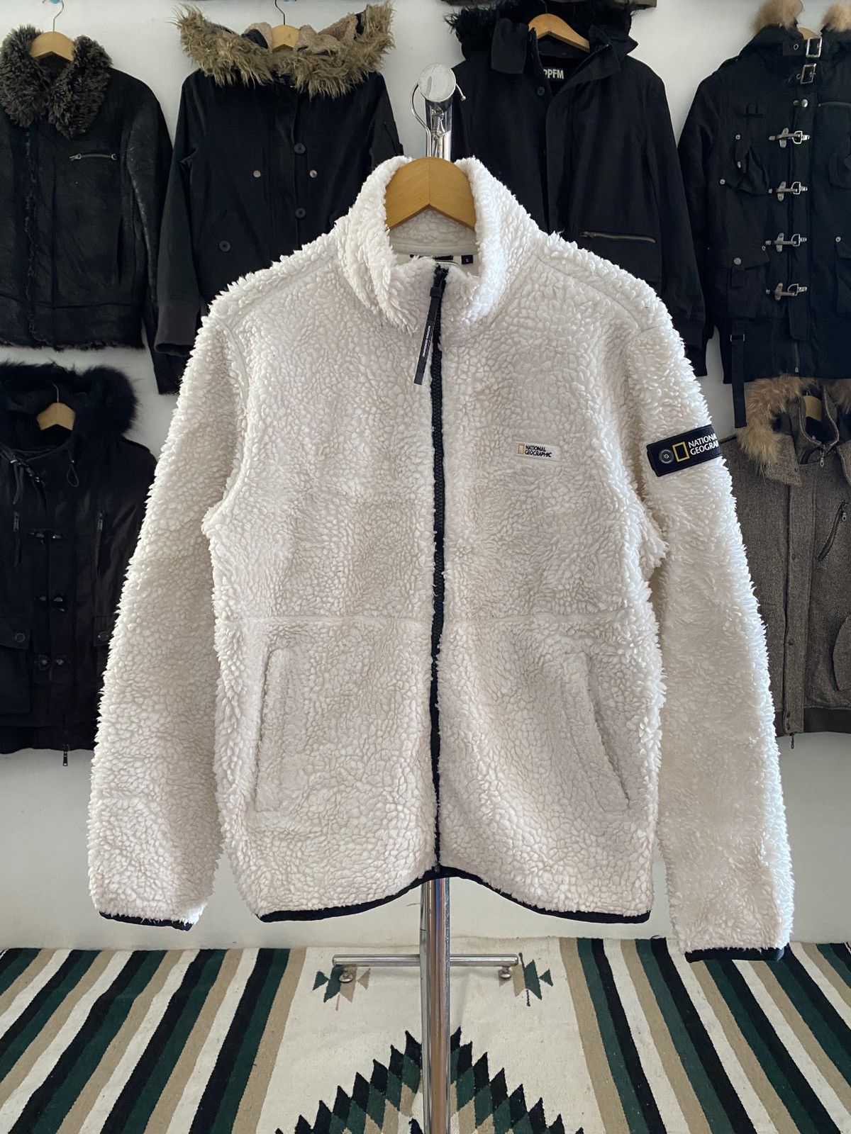 Other 💥RARE💥Vintage National Geographic Sherpa Hoodie Jacket Size US S / EU 44-46 / 1 - 1 Thumbnail