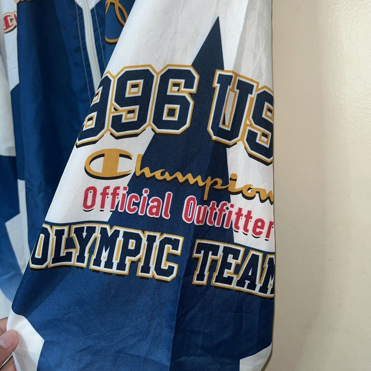 Champion Vintage Champion 1996 USA Olympics Windbreaker Size US XXL / EU 58 / 5 - 12 Thumbnail
