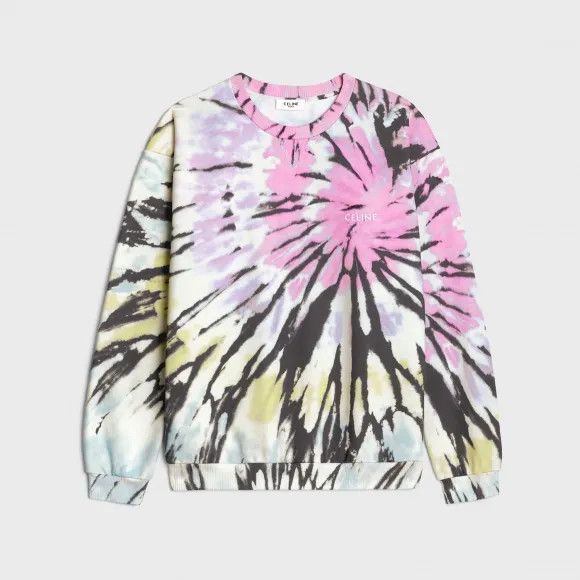 Celine o1bcso1str0824 Loose Sweatshirt in Multicolor Size US XS / EU 42 / 0 - 1 Thumbnail