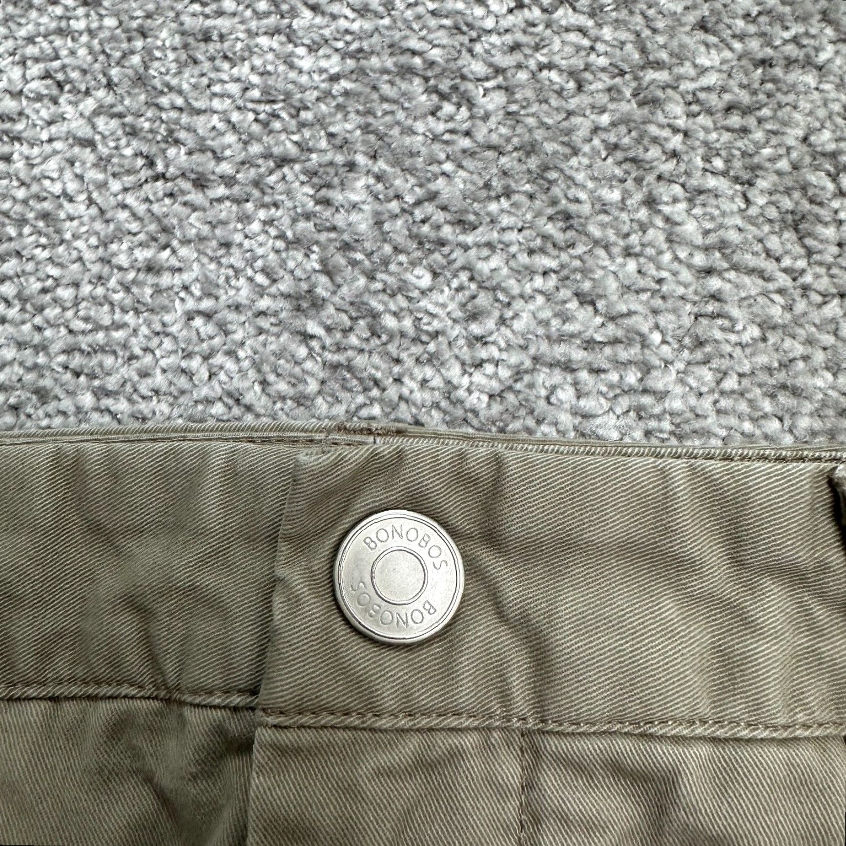 Bonobos Bonobos Slim Fit Chino Pants Mens 30x32 Kahki Brown Straight Leg Casual Cotton Size US 30 / EU 46 - 3 Thumbnail