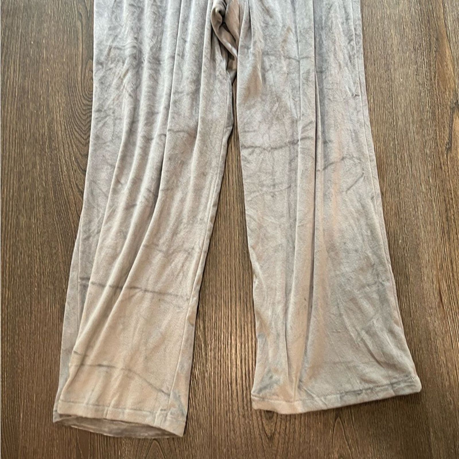 SKIMS NWT Skims Velour Track Pants Smoke Size 2X Size 35" - 2 Thumbnail