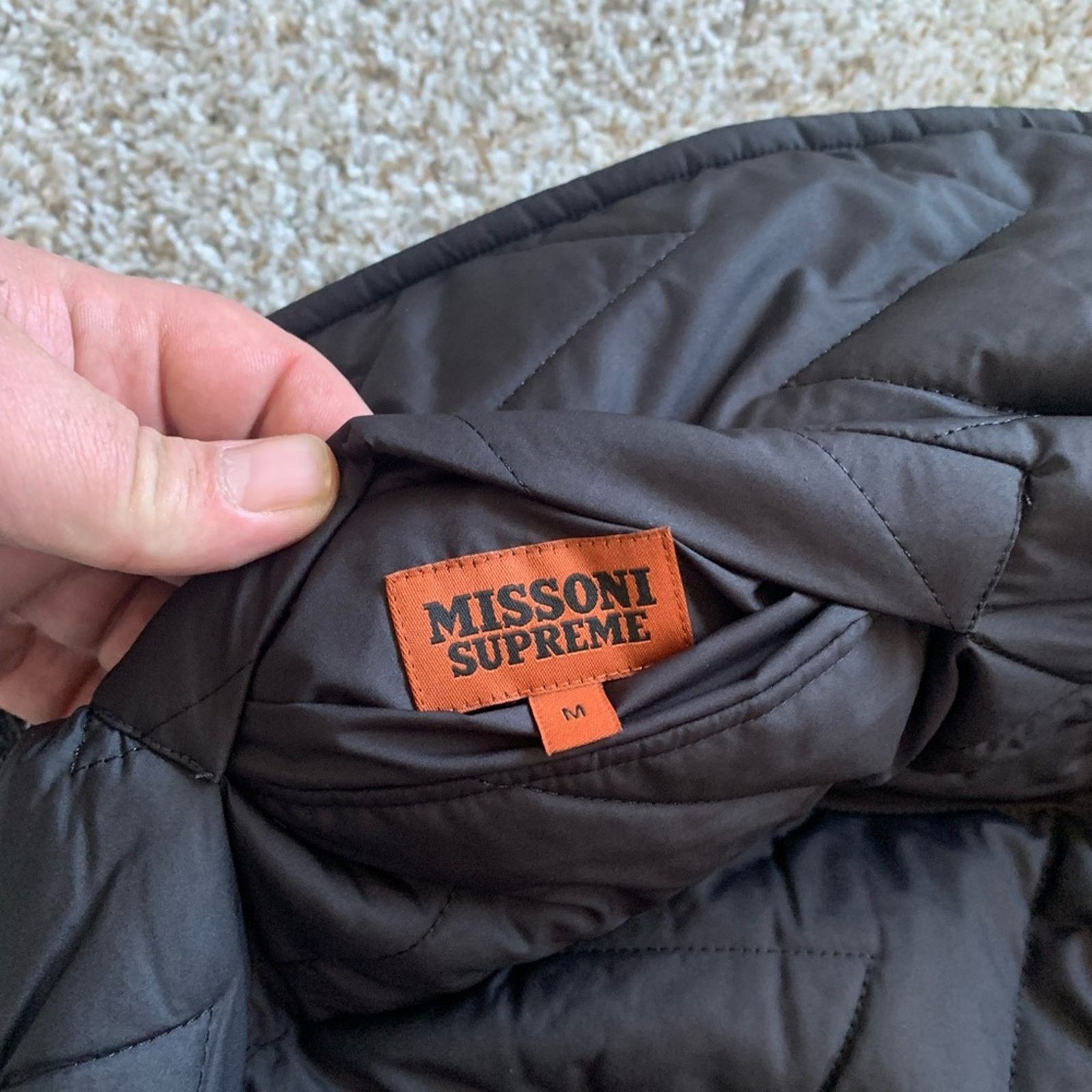 Supreme Supreme x Missoni Reversible Knit Jacket M – Black – W Tags Size US M / EU 48-50 / 2 - 8 Thumbnail