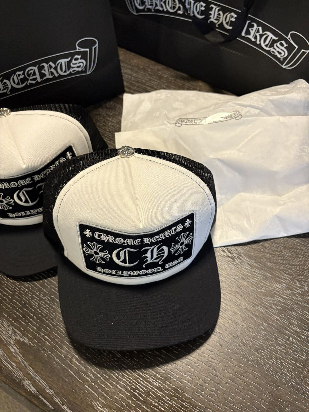 Chrome Hearts Chrome hearts Cap CH black and white los angeles Size ONE SIZE - 1 Thumbnail