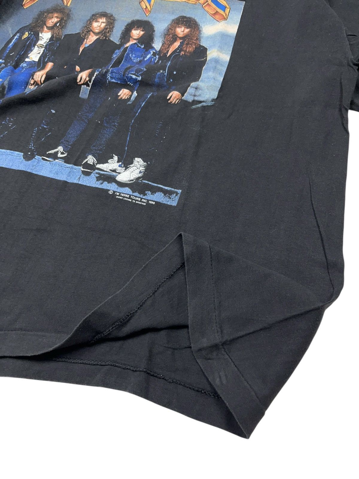 Band Tees × Vintage Vintage Winger 1990-91 World Tour T-shirt Faded Rock Metal Size US XL / EU 56 / 4 - 4 Thumbnail