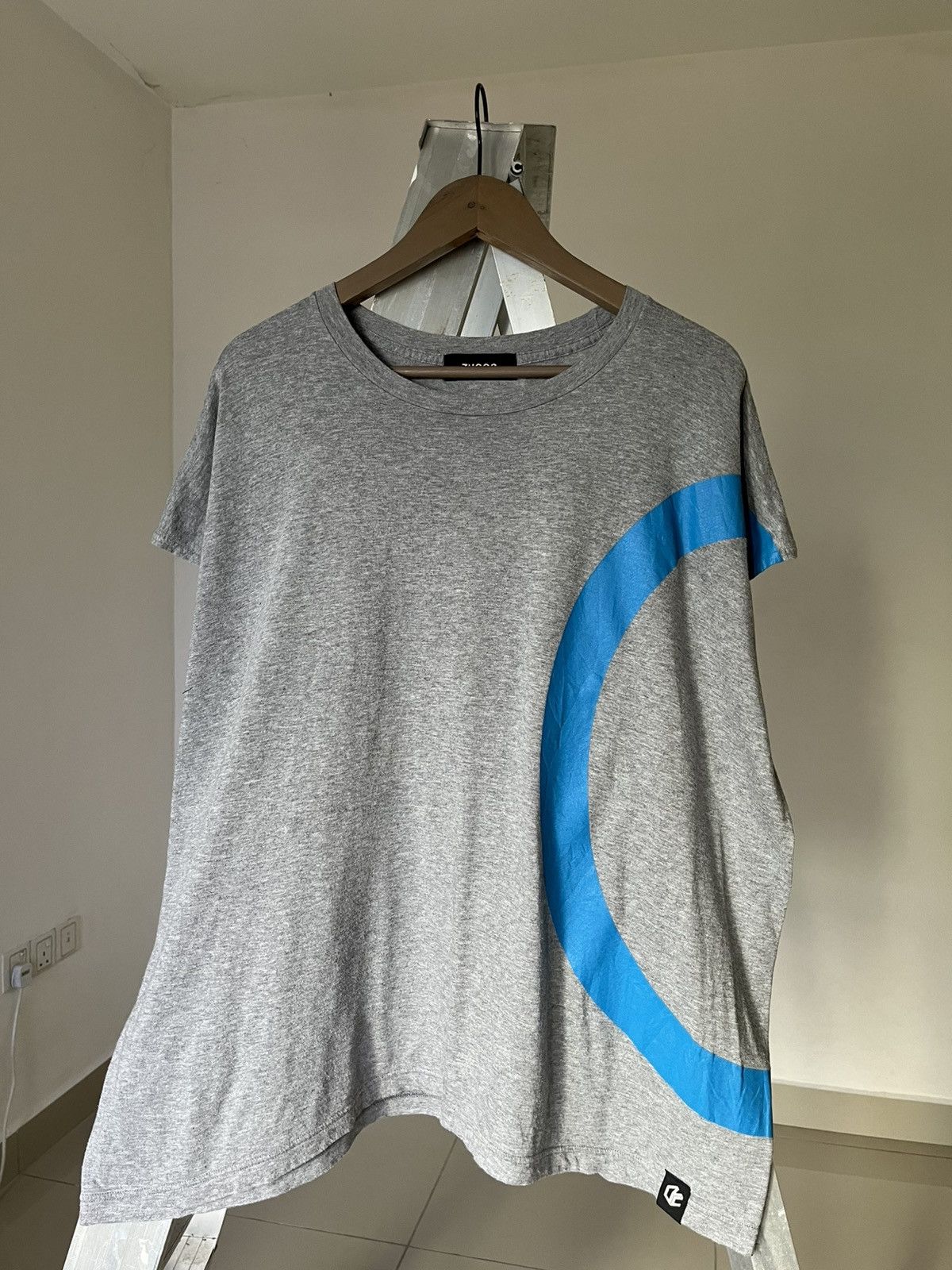 Zucca Zucca Blue Circle Sleeveless Shirt Size US M / EU 48-50 / 2 - 1 Thumbnail
